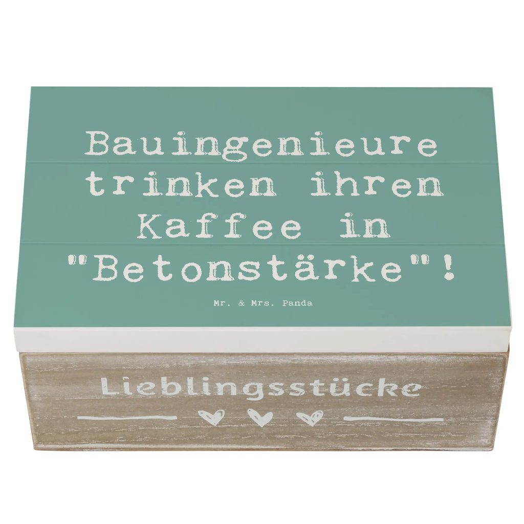 Holzkiste Spruch Bauingenieure trinken ihren Kaffee in "Betonstärke"! Holzkiste, Kiste, Schatzkiste, Truhe, Schatulle, XXL, Erinnerungsbox, Erinnerungskiste, Dekokiste, Aufbewahrungsbox, Geschenkbox, Geschenkdose, Beruf, Ausbildung, Jubiläum, Abschied, Rente, Kollege, Kollegin, Geschenk, Schenken, Arbeitskollege, Mitarbeiter, Firma, Danke, Dankeschön