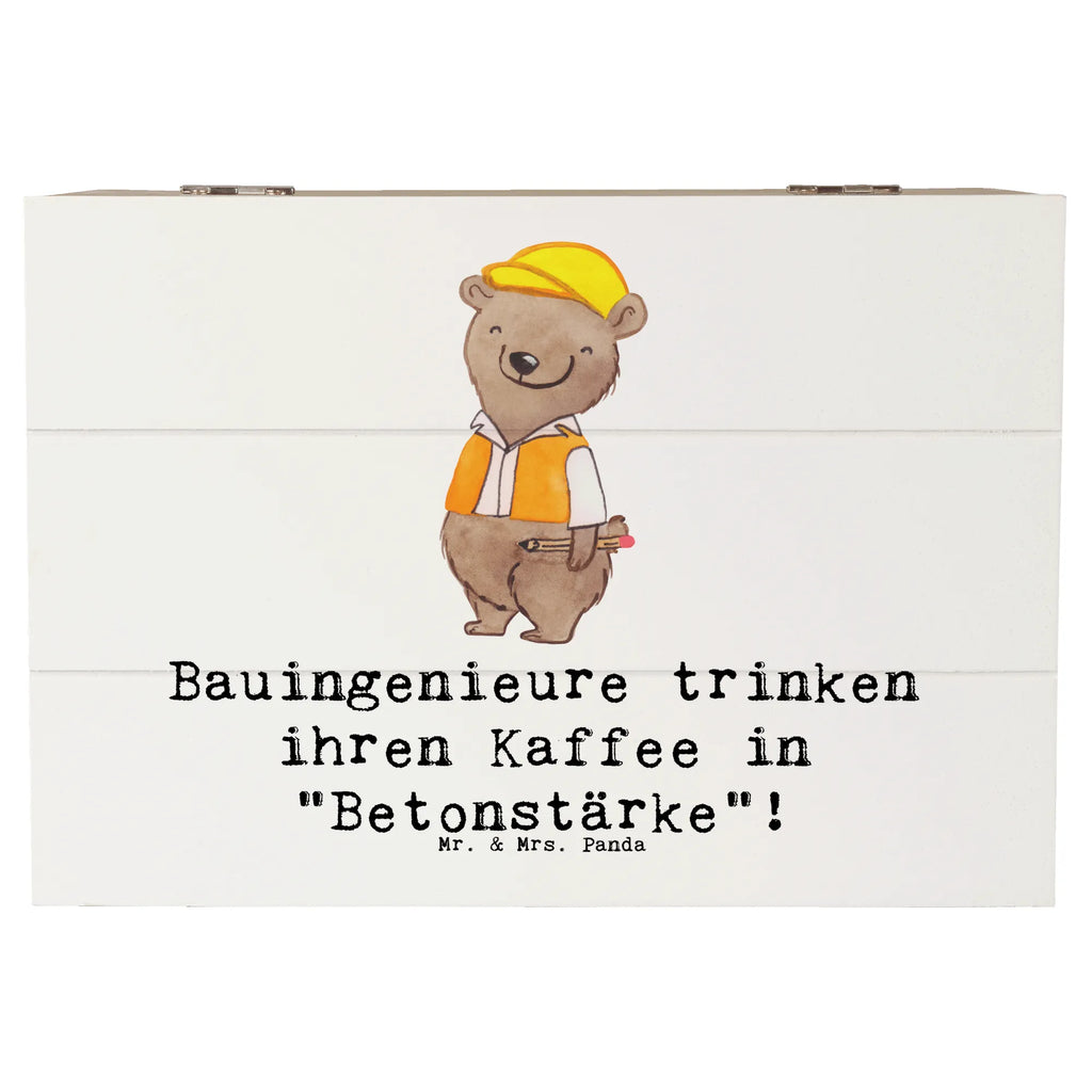 Holzkiste Bauingenieure trinken ihren Kaffee in "Betonstärke"! Holzkiste, Kiste, Schatzkiste, Truhe, Schatulle, XXL, Erinnerungsbox, Erinnerungskiste, Dekokiste, Aufbewahrungsbox, Geschenkbox, Geschenkdose, Beruf, Ausbildung, Jubiläum, Abschied, Rente, Kollege, Kollegin, Geschenk, Schenken, Arbeitskollege, Mitarbeiter, Firma, Danke, Dankeschön