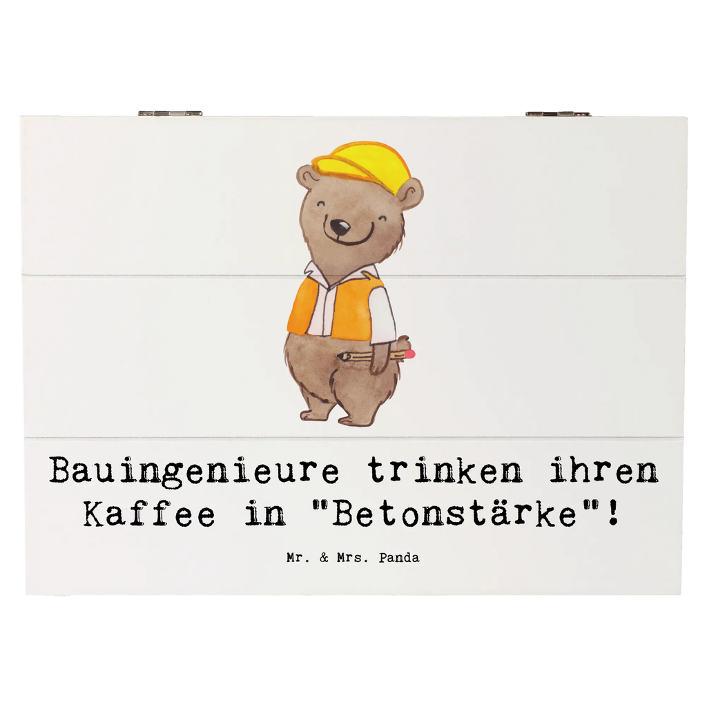 Holzkiste Bauingenieure trinken ihren Kaffee in "Betonstärke"! Holzkiste, Kiste, Schatzkiste, Truhe, Schatulle, XXL, Erinnerungsbox, Erinnerungskiste, Dekokiste, Aufbewahrungsbox, Geschenkbox, Geschenkdose, Beruf, Ausbildung, Jubiläum, Abschied, Rente, Kollege, Kollegin, Geschenk, Schenken, Arbeitskollege, Mitarbeiter, Firma, Danke, Dankeschön