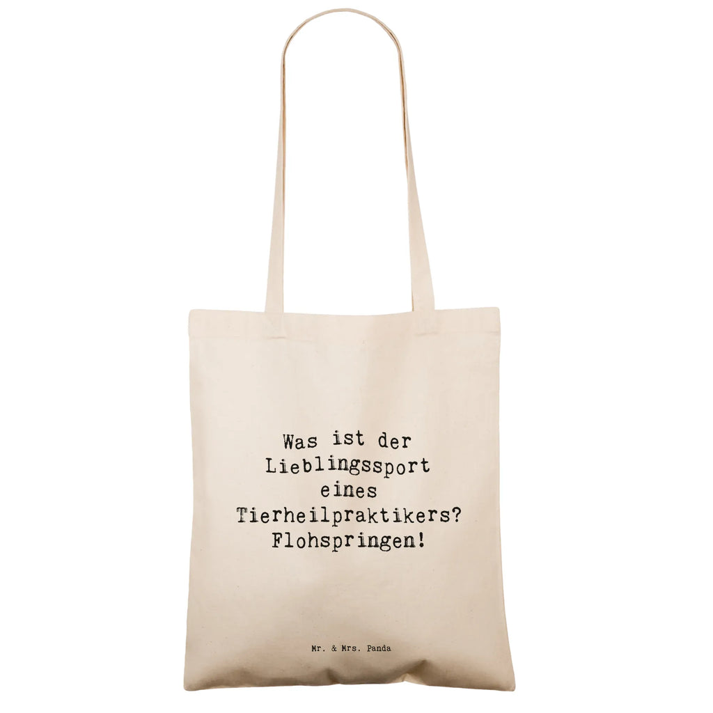 Tragetasche Spruch Was ist der Lieblingssport eines Tierheilpraktikers? Flohspringen! Beuteltasche, Beutel, Einkaufstasche, Jutebeutel, Stoffbeutel, Tasche, Shopper, Umhängetasche, Strandtasche, Schultertasche, Stofftasche, Tragetasche, Badetasche, Jutetasche, Einkaufstüte, Laptoptasche, Beruf, Ausbildung, Jubiläum, Abschied, Rente, Kollege, Kollegin, Geschenk, Schenken, Arbeitskollege, Mitarbeiter, Firma, Danke, Dankeschön