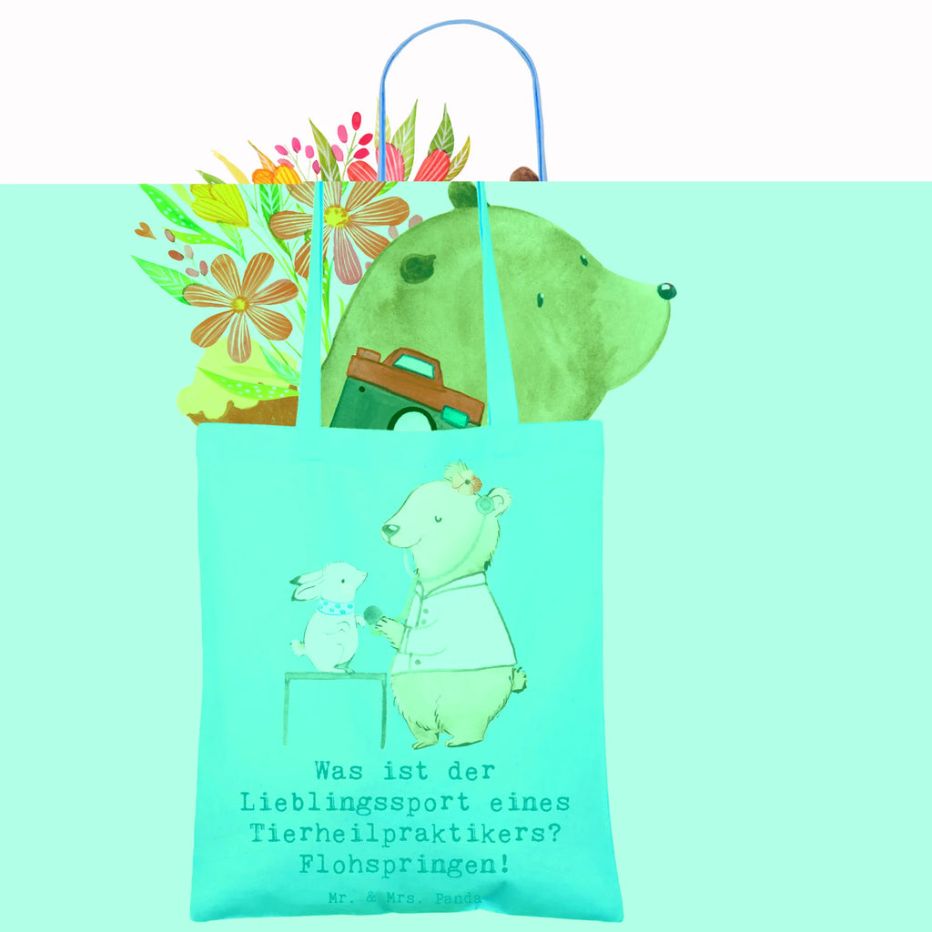 Tragetasche Was ist der Lieblingssport eines Tierheilpraktikers? Flohspringen! Beuteltasche, Beutel, Einkaufstasche, Jutebeutel, Stoffbeutel, Tasche, Shopper, Umhängetasche, Strandtasche, Schultertasche, Stofftasche, Tragetasche, Badetasche, Jutetasche, Einkaufstüte, Laptoptasche, Beruf, Ausbildung, Jubiläum, Abschied, Rente, Kollege, Kollegin, Geschenk, Schenken, Arbeitskollege, Mitarbeiter, Firma, Danke, Dankeschön