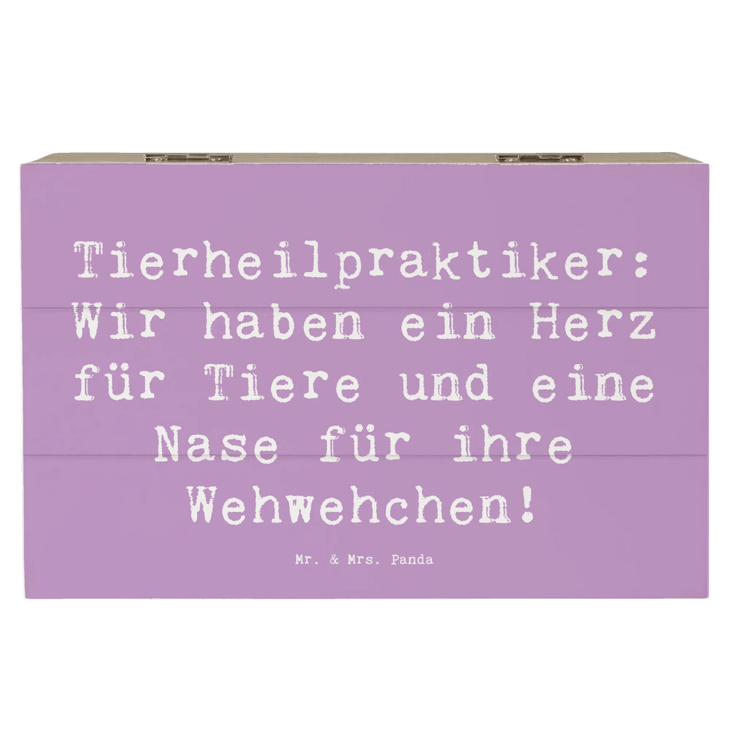 Holzkiste Spruch Tierheilpraktiker: Wir haben ein Herz für Tiere und eine Nase für ihre Wehwehchen! Holzkiste, Kiste, Schatzkiste, Truhe, Schatulle, XXL, Erinnerungsbox, Erinnerungskiste, Dekokiste, Aufbewahrungsbox, Geschenkbox, Geschenkdose, Beruf, Ausbildung, Jubiläum, Abschied, Rente, Kollege, Kollegin, Geschenk, Schenken, Arbeitskollege, Mitarbeiter, Firma, Danke, Dankeschön