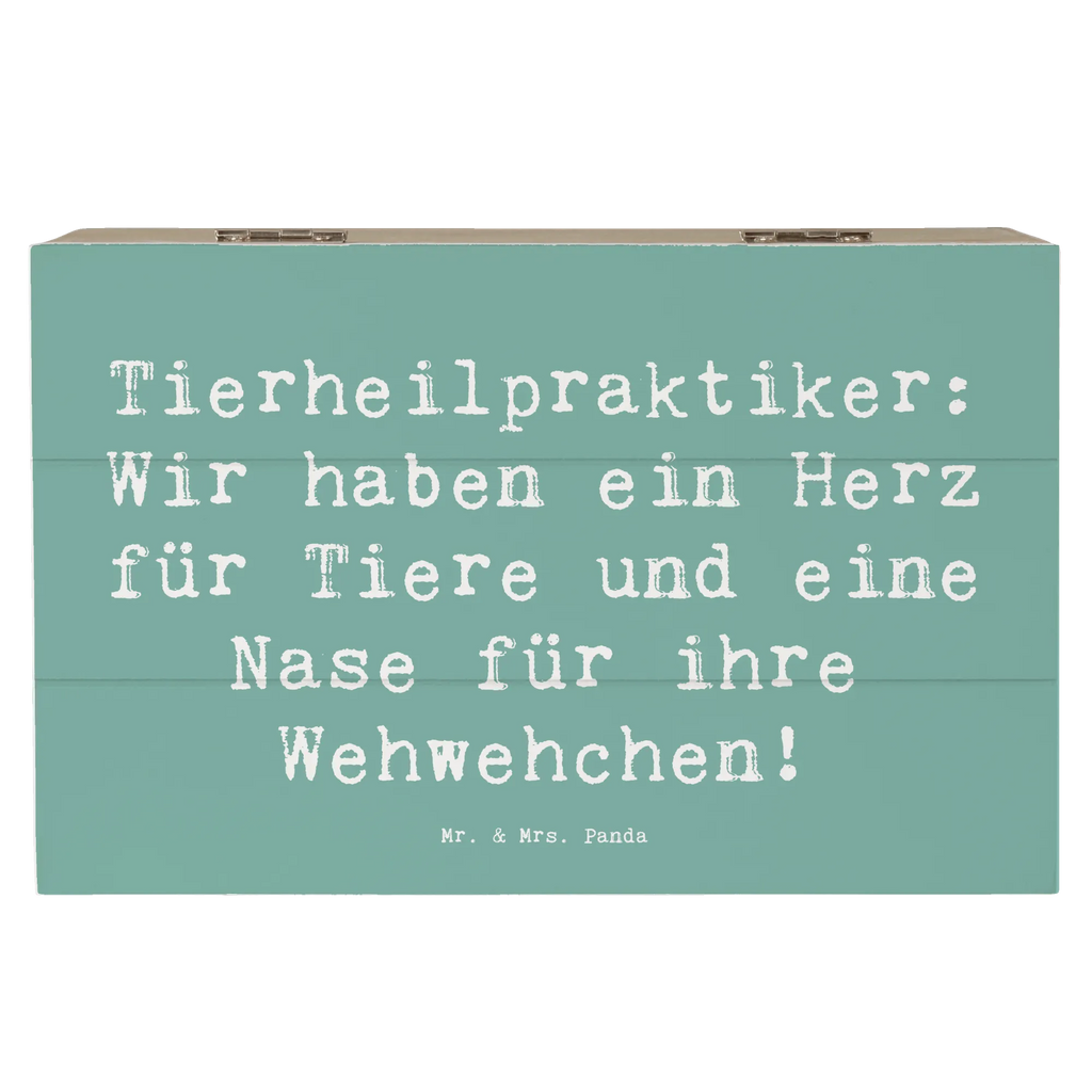 Holzkiste Spruch Tierheilpraktiker: Wir haben ein Herz für Tiere und eine Nase für ihre Wehwehchen! Holzkiste, Kiste, Schatzkiste, Truhe, Schatulle, XXL, Erinnerungsbox, Erinnerungskiste, Dekokiste, Aufbewahrungsbox, Geschenkbox, Geschenkdose, Beruf, Ausbildung, Jubiläum, Abschied, Rente, Kollege, Kollegin, Geschenk, Schenken, Arbeitskollege, Mitarbeiter, Firma, Danke, Dankeschön