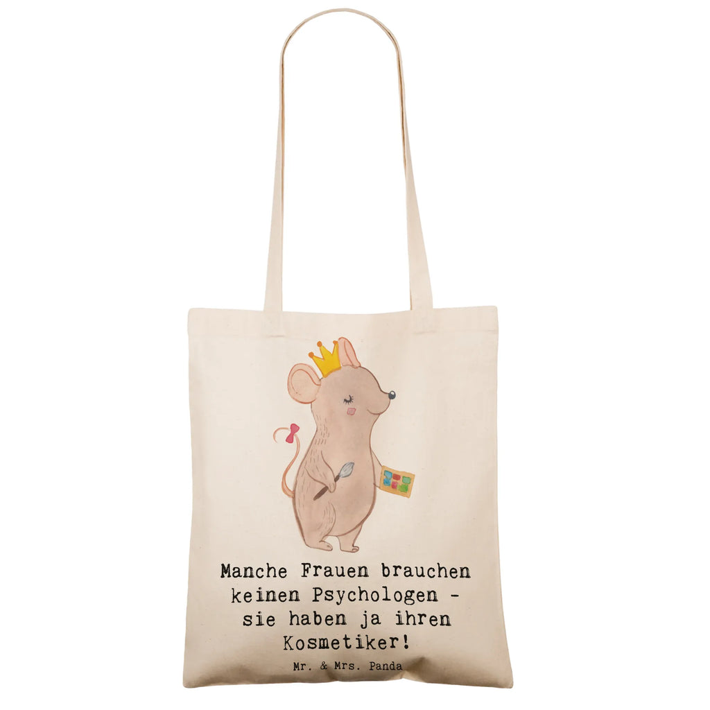 Tragetasche Manche Frauen brauchen keinen Psychologen - sie haben ja ihren Kosmetiker! Beuteltasche, Beutel, Einkaufstasche, Jutebeutel, Stoffbeutel, Tasche, Shopper, Umhängetasche, Strandtasche, Schultertasche, Stofftasche, Tragetasche, Badetasche, Jutetasche, Einkaufstüte, Laptoptasche, Beruf, Ausbildung, Jubiläum, Abschied, Rente, Kollege, Kollegin, Geschenk, Schenken, Arbeitskollege, Mitarbeiter, Firma, Danke, Dankeschön