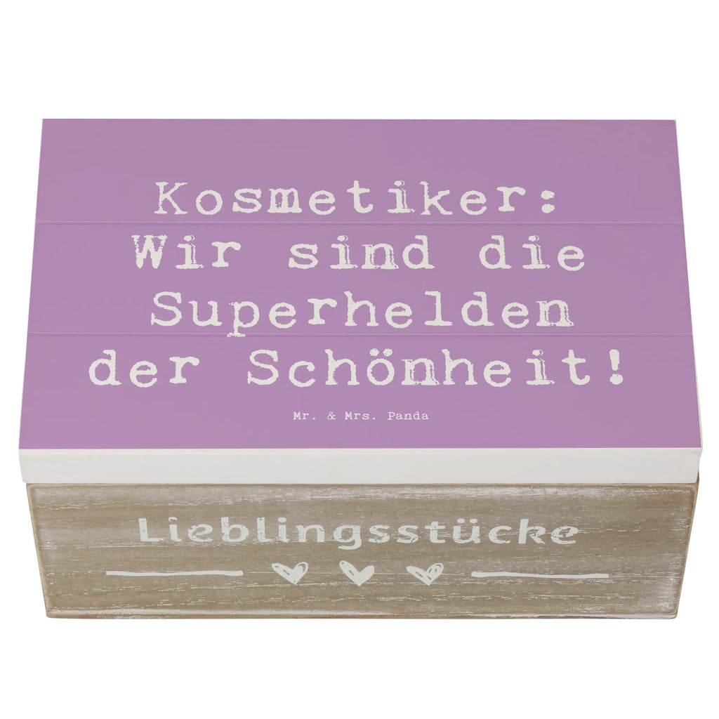 Holzkiste Spruch Kosmetiker: Wir sind die Superhelden der Schönheit! Holzkiste, Kiste, Schatzkiste, Truhe, Schatulle, XXL, Erinnerungsbox, Erinnerungskiste, Dekokiste, Aufbewahrungsbox, Geschenkbox, Geschenkdose, Beruf, Ausbildung, Jubiläum, Abschied, Rente, Kollege, Kollegin, Geschenk, Schenken, Arbeitskollege, Mitarbeiter, Firma, Danke, Dankeschön