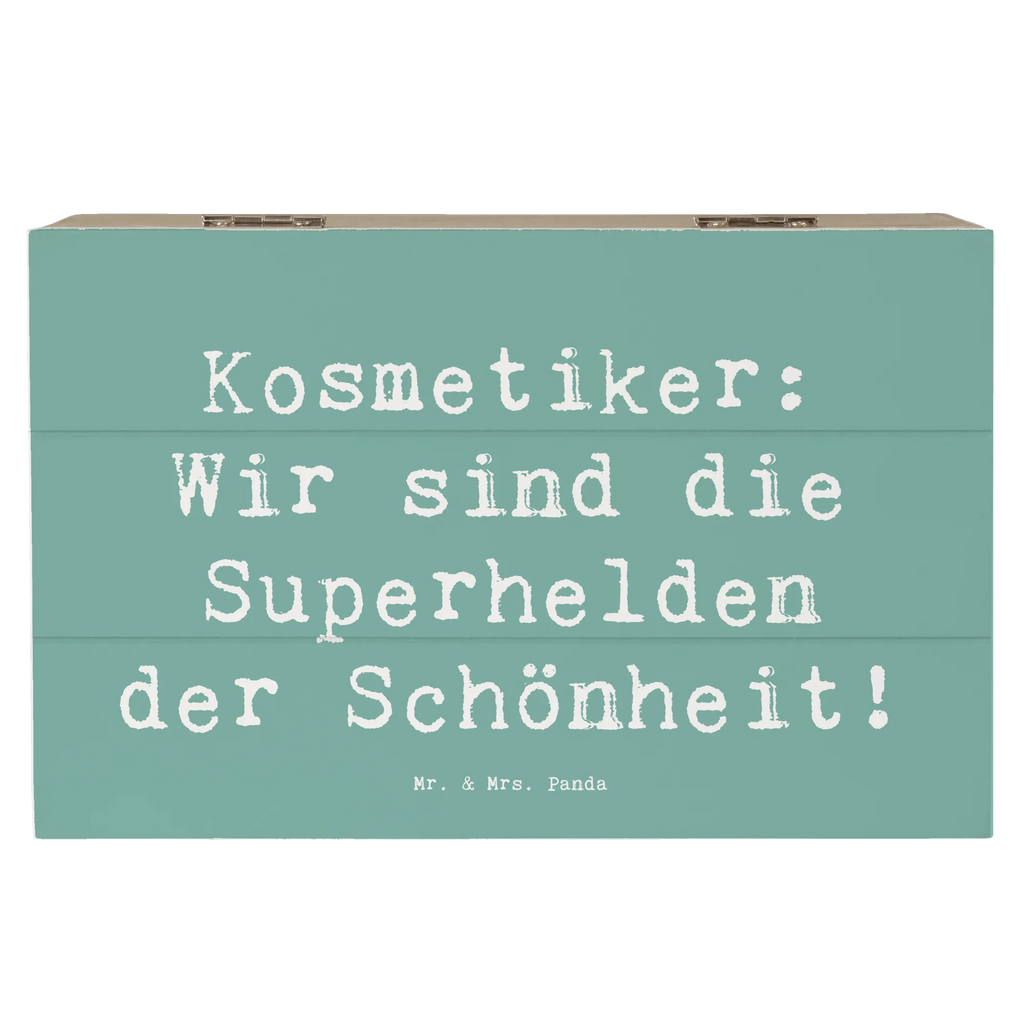 Holzkiste Spruch Kosmetiker: Wir sind die Superhelden der Schönheit! Holzkiste, Kiste, Schatzkiste, Truhe, Schatulle, XXL, Erinnerungsbox, Erinnerungskiste, Dekokiste, Aufbewahrungsbox, Geschenkbox, Geschenkdose, Beruf, Ausbildung, Jubiläum, Abschied, Rente, Kollege, Kollegin, Geschenk, Schenken, Arbeitskollege, Mitarbeiter, Firma, Danke, Dankeschön