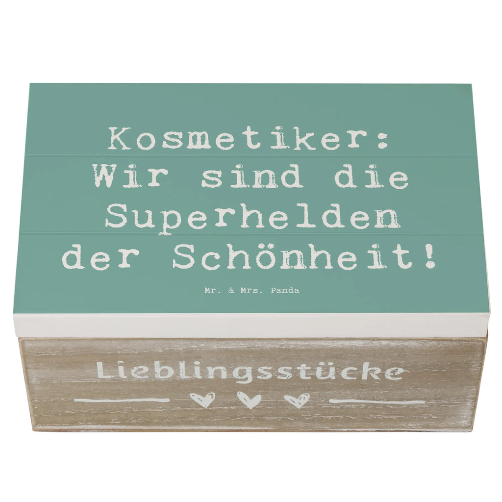 Holzkiste Spruch Kosmetiker: Wir sind die Superhelden der Schönheit! Holzkiste, Kiste, Schatzkiste, Truhe, Schatulle, XXL, Erinnerungsbox, Erinnerungskiste, Dekokiste, Aufbewahrungsbox, Geschenkbox, Geschenkdose, Beruf, Ausbildung, Jubiläum, Abschied, Rente, Kollege, Kollegin, Geschenk, Schenken, Arbeitskollege, Mitarbeiter, Firma, Danke, Dankeschön