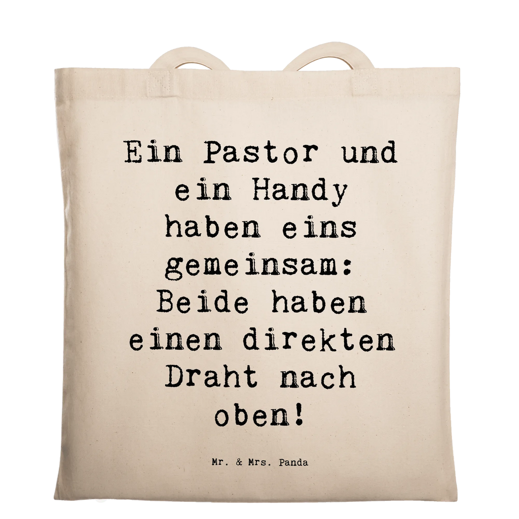 Tragetasche Spruch Ein Pastor und ein Handy haben eins gemeinsam: Beide haben einen direkten Draht nach oben! Beuteltasche, Beutel, Einkaufstasche, Jutebeutel, Stoffbeutel, Tasche, Shopper, Umhängetasche, Strandtasche, Schultertasche, Stofftasche, Tragetasche, Badetasche, Jutetasche, Einkaufstüte, Laptoptasche, Beruf, Ausbildung, Jubiläum, Abschied, Rente, Kollege, Kollegin, Geschenk, Schenken, Arbeitskollege, Mitarbeiter, Firma, Danke, Dankeschön