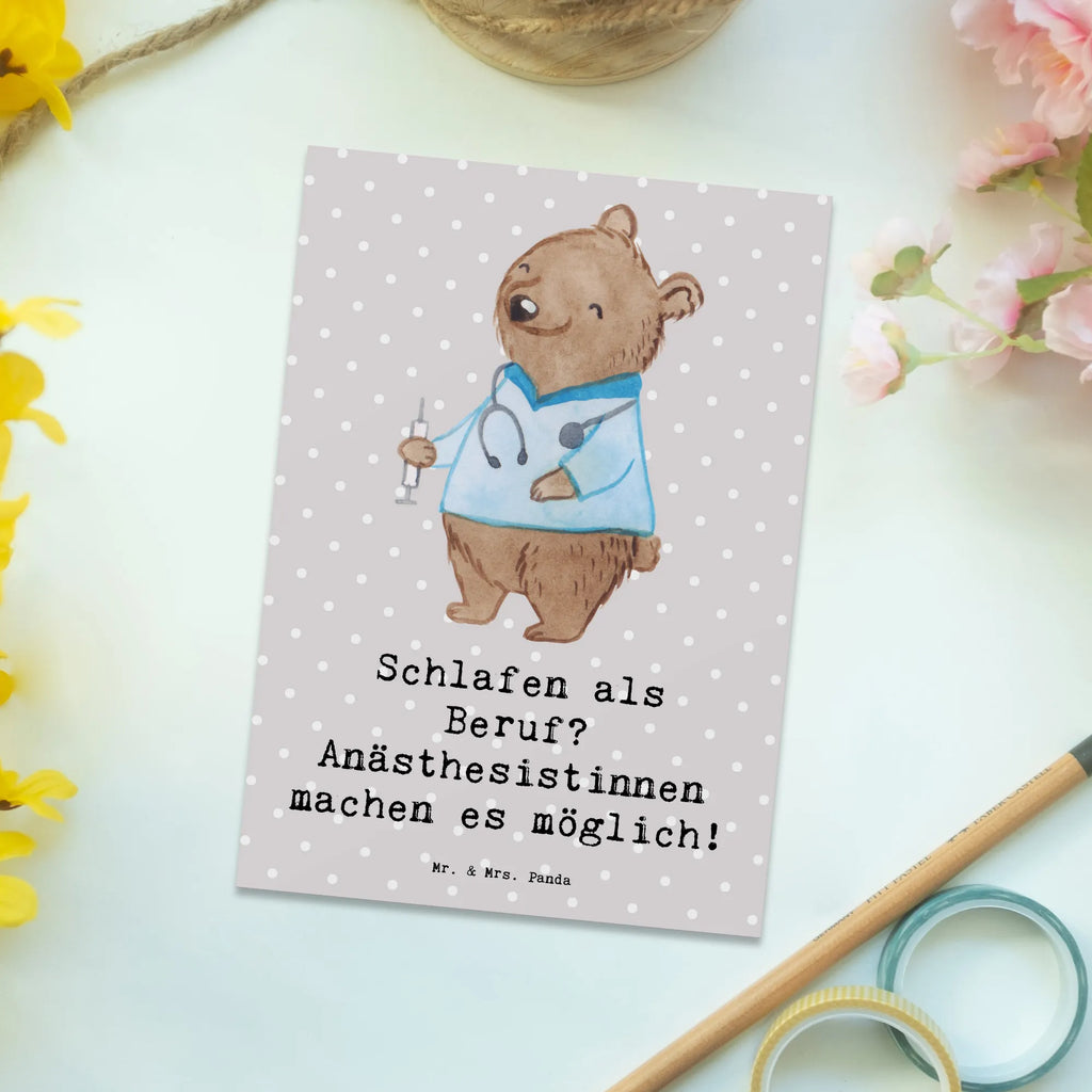 Postcard Schlafen als Beruf? Anästhesistinnen machen es möglich! Postkarte, Karte, Geschenkkarte, Grußkarte, Einladung, Ansichtskarte, Geburtstagskarte, Einladungskarte, Dankeskarte, Ansichtskarten, Einladung Geburtstag, Einladungskarten Geburtstag, Beruf, Ausbildung, Jubiläum, Abschied, Rente, Kollege, Kollegin, Geschenk, Schenken, Arbeitskollege, Mitarbeiter, Firma, Danke, Dankeschön