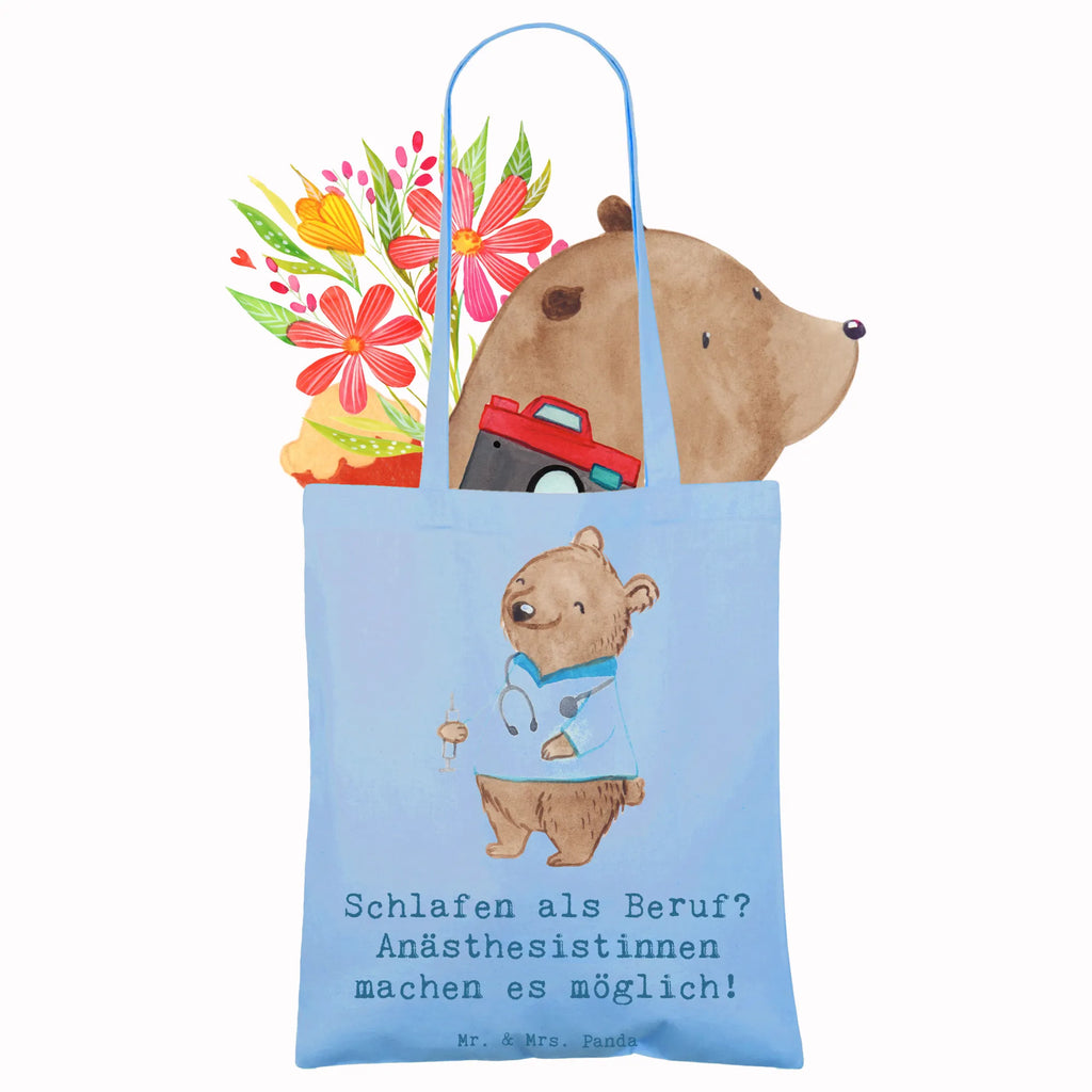 Tragetasche Schlafen als Beruf? Anästhesistinnen machen es möglich! Beuteltasche, Beutel, Einkaufstasche, Jutebeutel, Stoffbeutel, Tasche, Shopper, Umhängetasche, Strandtasche, Schultertasche, Stofftasche, Tragetasche, Badetasche, Jutetasche, Einkaufstüte, Laptoptasche, Beruf, Ausbildung, Jubiläum, Abschied, Rente, Kollege, Kollegin, Geschenk, Schenken, Arbeitskollege, Mitarbeiter, Firma, Danke, Dankeschön