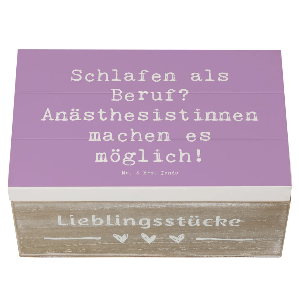 Holzkiste Spruch Schlafen als Beruf? Anästhesistinnen machen es möglich! Holzkiste, Kiste, Schatzkiste, Truhe, Schatulle, XXL, Erinnerungsbox, Erinnerungskiste, Dekokiste, Aufbewahrungsbox, Geschenkbox, Geschenkdose, Beruf, Ausbildung, Jubiläum, Abschied, Rente, Kollege, Kollegin, Geschenk, Schenken, Arbeitskollege, Mitarbeiter, Firma, Danke, Dankeschön