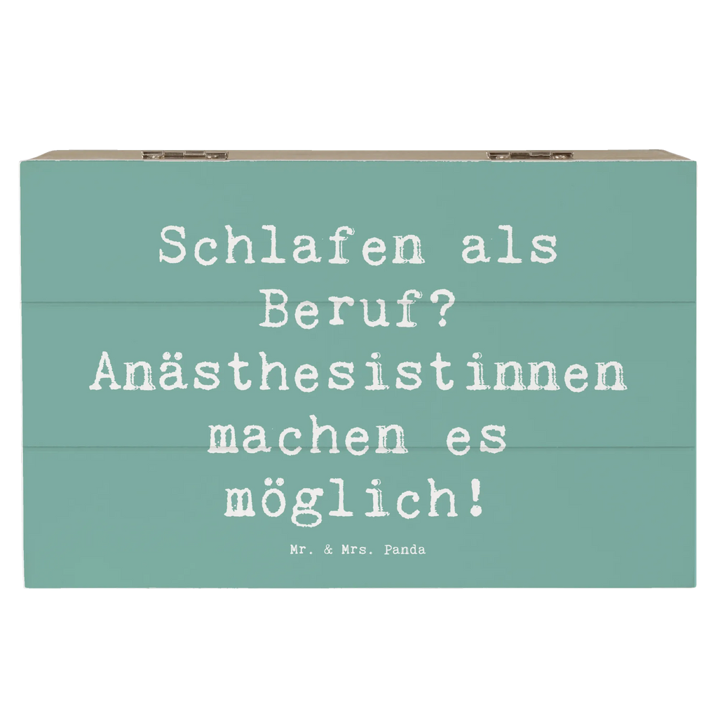 Holzkiste Spruch Schlafen als Beruf? Anästhesistinnen machen es möglich! Holzkiste, Kiste, Schatzkiste, Truhe, Schatulle, XXL, Erinnerungsbox, Erinnerungskiste, Dekokiste, Aufbewahrungsbox, Geschenkbox, Geschenkdose, Beruf, Ausbildung, Jubiläum, Abschied, Rente, Kollege, Kollegin, Geschenk, Schenken, Arbeitskollege, Mitarbeiter, Firma, Danke, Dankeschön