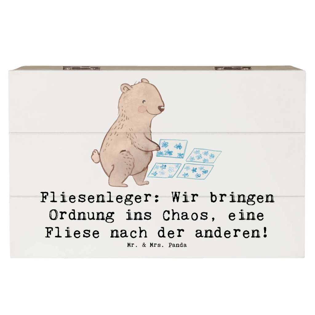 Holzkiste Fliesenleger: Wir bringen Ordnung ins Chaos, eine Fliese nach der anderen! Holzkiste, Kiste, Schatzkiste, Truhe, Schatulle, XXL, Erinnerungsbox, Erinnerungskiste, Dekokiste, Aufbewahrungsbox, Geschenkbox, Geschenkdose, Beruf, Ausbildung, Jubiläum, Abschied, Rente, Kollege, Kollegin, Geschenk, Schenken, Arbeitskollege, Mitarbeiter, Firma, Danke, Dankeschön