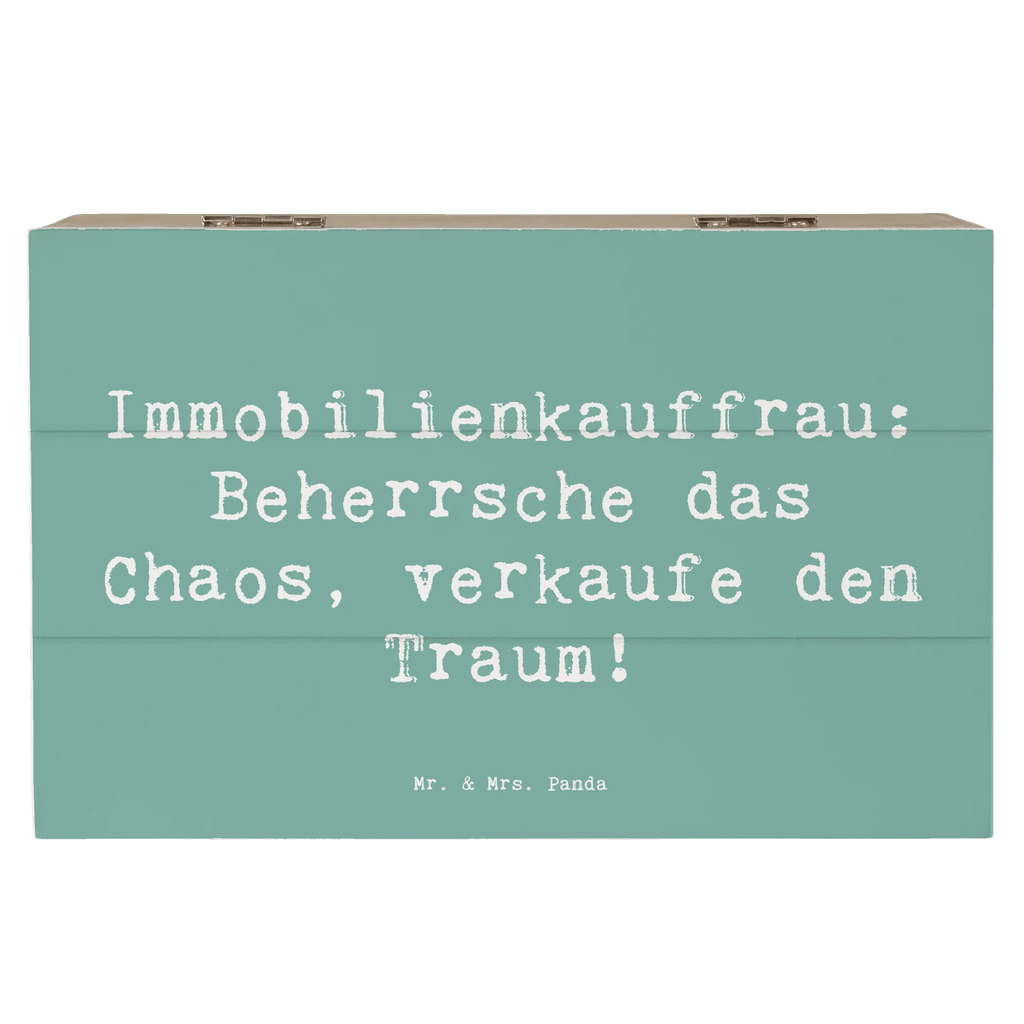 Holzkiste Spruch Immobilienkauffrau: Beherrsche das Chaos, verkaufe den Traum! Holzkiste, Kiste, Schatzkiste, Truhe, Schatulle, XXL, Erinnerungsbox, Erinnerungskiste, Dekokiste, Aufbewahrungsbox, Geschenkbox, Geschenkdose, Beruf, Ausbildung, Jubiläum, Abschied, Rente, Kollege, Kollegin, Geschenk, Schenken, Arbeitskollege, Mitarbeiter, Firma, Danke, Dankeschön