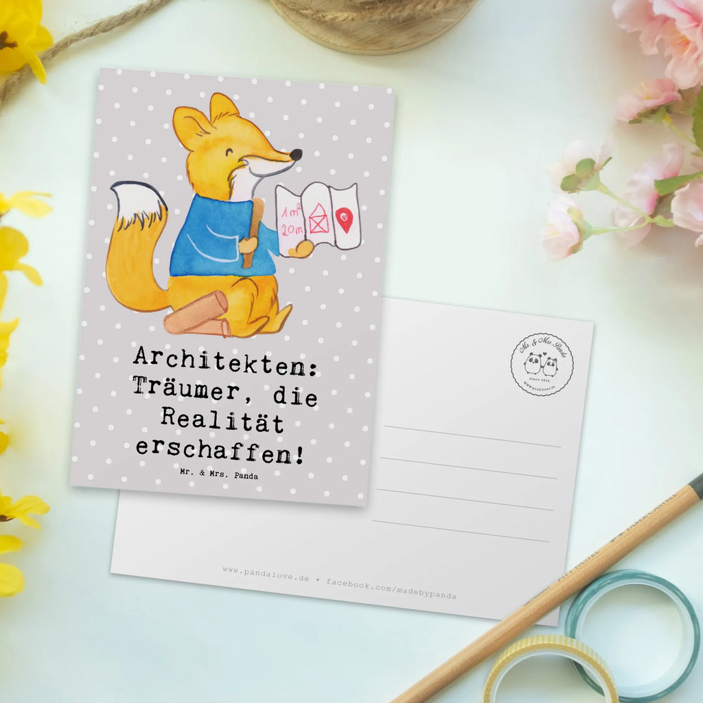 Postkarte Architekten: Träumer, die Realität erschaffen! Postkarte, Karte, Geschenkkarte, Grußkarte, Einladung, Ansichtskarte, Geburtstagskarte, Einladungskarte, Dankeskarte, Ansichtskarten, Einladung Geburtstag, Einladungskarten Geburtstag, Beruf, Ausbildung, Jubiläum, Abschied, Rente, Kollege, Kollegin, Geschenk, Schenken, Arbeitskollege, Mitarbeiter, Firma, Danke, Dankeschön