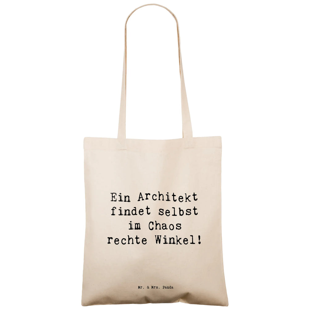 Tragetasche Spruch Ein Architekt findet selbst im Chaos rechte Winkel! Beuteltasche, Beutel, Einkaufstasche, Jutebeutel, Stoffbeutel, Tasche, Shopper, Umhängetasche, Strandtasche, Schultertasche, Stofftasche, Tragetasche, Badetasche, Jutetasche, Einkaufstüte, Laptoptasche, Beruf, Ausbildung, Jubiläum, Abschied, Rente, Kollege, Kollegin, Geschenk, Schenken, Arbeitskollege, Mitarbeiter, Firma, Danke, Dankeschön