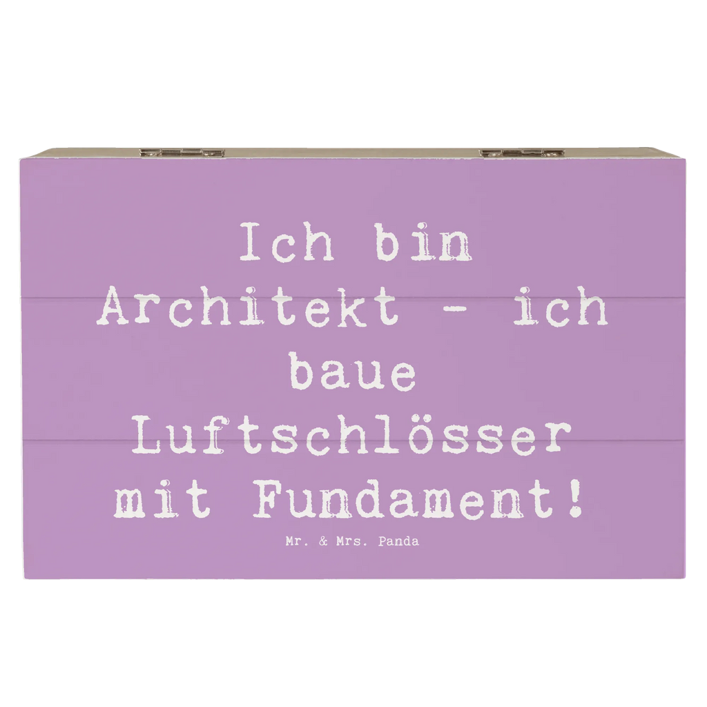 Holzkiste Spruch Ich bin Architekt - ich baue Luftschlösser mit Fundament! Holzkiste, Kiste, Schatzkiste, Truhe, Schatulle, XXL, Erinnerungsbox, Erinnerungskiste, Dekokiste, Aufbewahrungsbox, Geschenkbox, Geschenkdose, Beruf, Ausbildung, Jubiläum, Abschied, Rente, Kollege, Kollegin, Geschenk, Schenken, Arbeitskollege, Mitarbeiter, Firma, Danke, Dankeschön