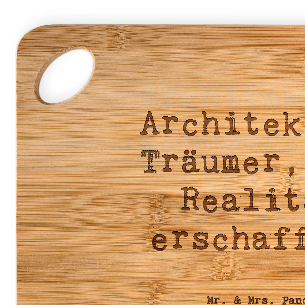 Bambus - Schneidebrett Spruch Architekten: Träumer, die Realität erschaffen! Schneidebrett, Holzbrett, Küchenbrett, Frühstücksbrett, Hackbrett, Brett, Holzbrettchen, Servierbrett, Bretter, Holzbretter, Holz Bretter, Schneidebrett Holz, Holzbrett mit Gravur, Schneidbrett, Holzbrett Küche, Holzschneidebrett, Beruf, Ausbildung, Jubiläum, Abschied, Rente, Kollege, Kollegin, Geschenk, Schenken, Arbeitskollege, Mitarbeiter, Firma, Danke, Dankeschön