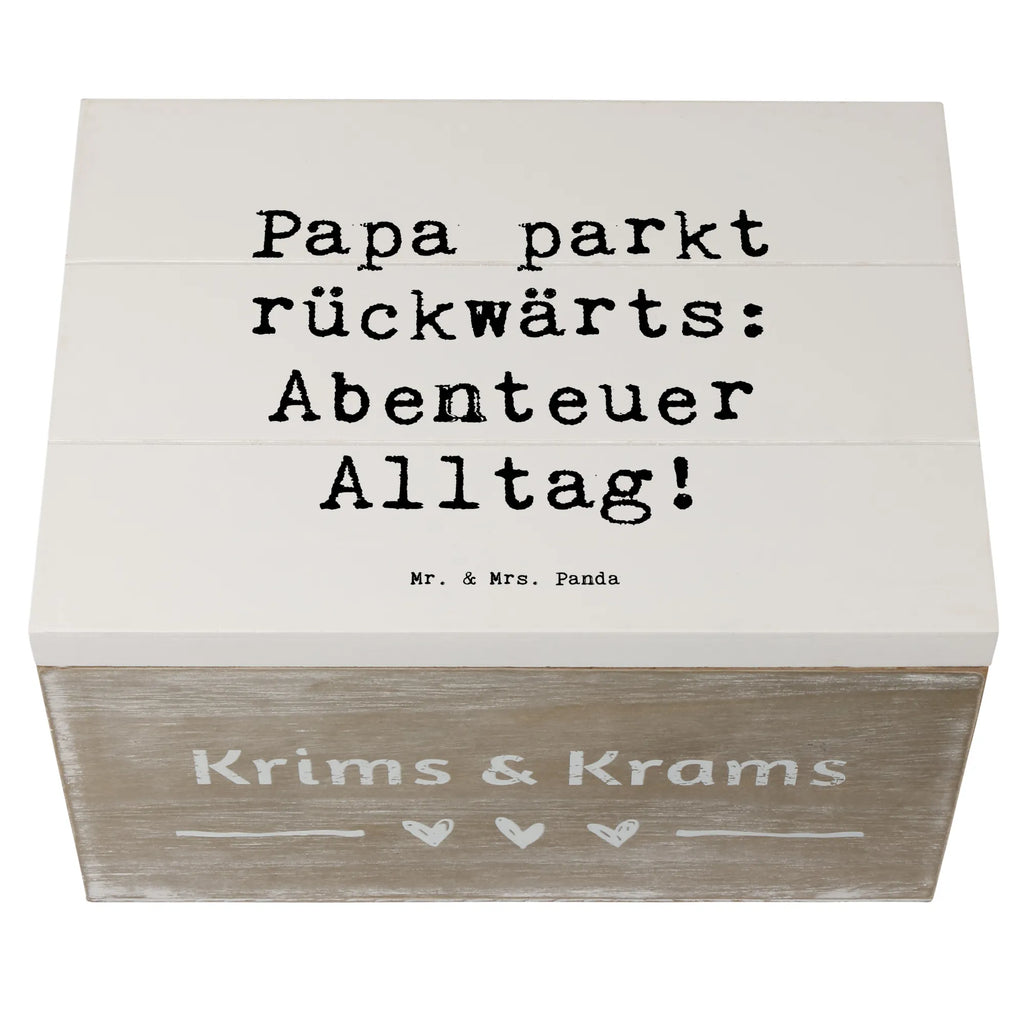 Holzkiste Spruch Vater Abenteuer Holzkiste, Kiste, Schatzkiste, Truhe, Schatulle, XXL, Erinnerungsbox, Erinnerungskiste, Dekokiste, Aufbewahrungsbox, Geschenkbox, Geschenkdose, Familie, Vatertag, Muttertag, Bruder, Schwester, Mama, Papa, Oma, Opa