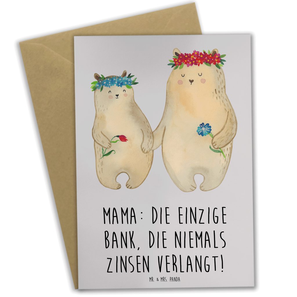 Grußkarte Mutter Bank Grußkarte, Klappkarte, Einladungskarte, Glückwunschkarte, Hochzeitskarte, Geburtstagskarte, Karte, Ansichtskarten, Familie, Vatertag, Muttertag, Bruder, Schwester, Mama, Papa, Oma, Opa