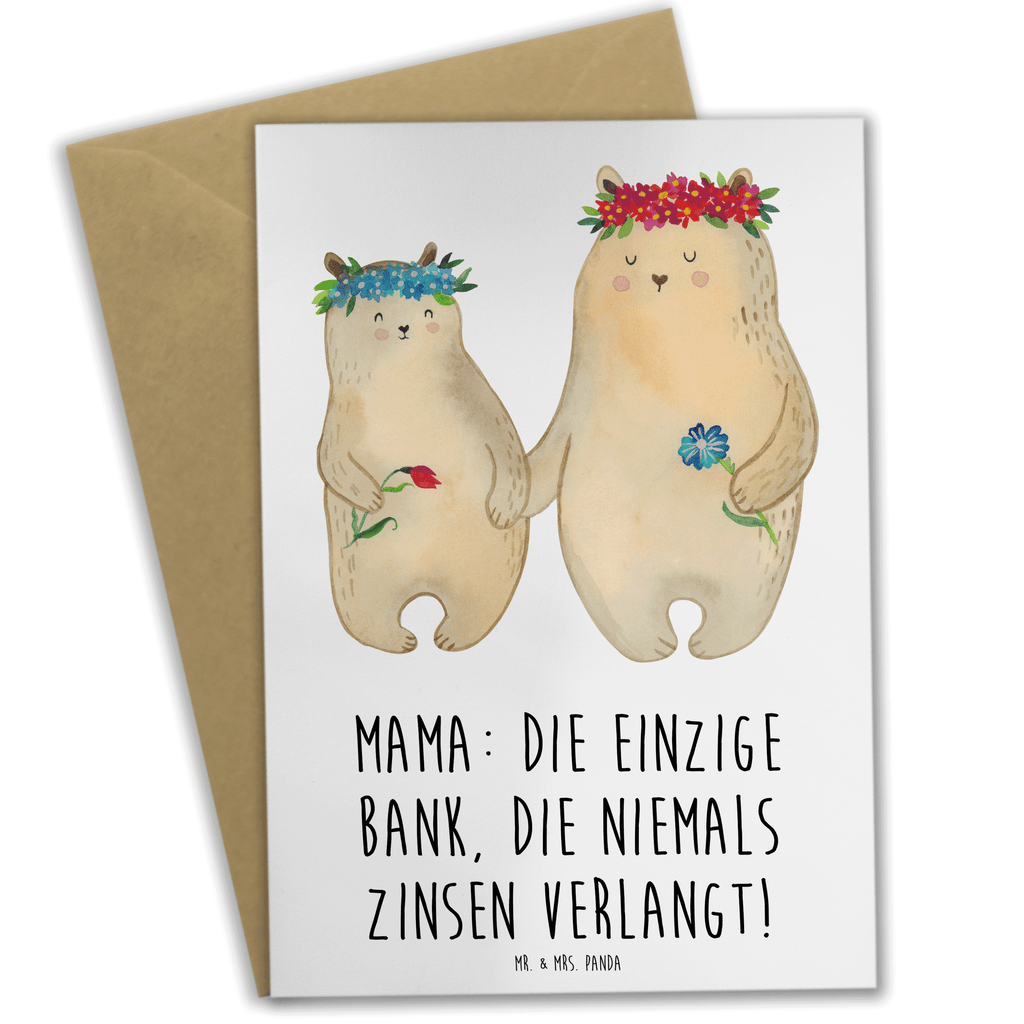 Grußkarte Mutter Bank Grußkarte, Klappkarte, Einladungskarte, Glückwunschkarte, Hochzeitskarte, Geburtstagskarte, Karte, Ansichtskarten, Familie, Vatertag, Muttertag, Bruder, Schwester, Mama, Papa, Oma, Opa