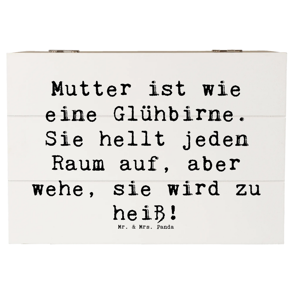 Holzkiste Spruch Mutter Glühbirne Holzkiste, Kiste, Schatzkiste, Truhe, Schatulle, XXL, Erinnerungsbox, Erinnerungskiste, Dekokiste, Aufbewahrungsbox, Geschenkbox, Geschenkdose, Familie, Vatertag, Muttertag, Bruder, Schwester, Mama, Papa, Oma, Opa