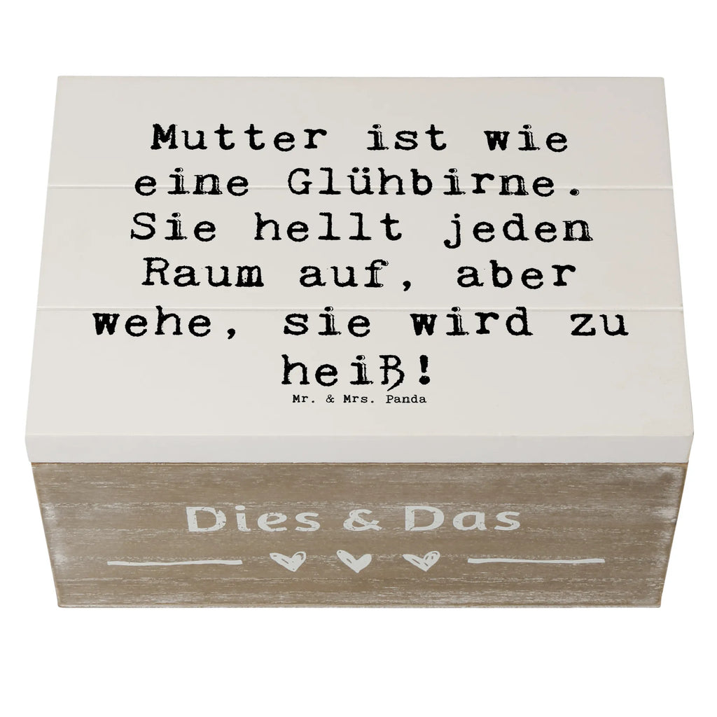 Holzkiste Spruch Mutter Glühbirne Holzkiste, Kiste, Schatzkiste, Truhe, Schatulle, XXL, Erinnerungsbox, Erinnerungskiste, Dekokiste, Aufbewahrungsbox, Geschenkbox, Geschenkdose, Familie, Vatertag, Muttertag, Bruder, Schwester, Mama, Papa, Oma, Opa