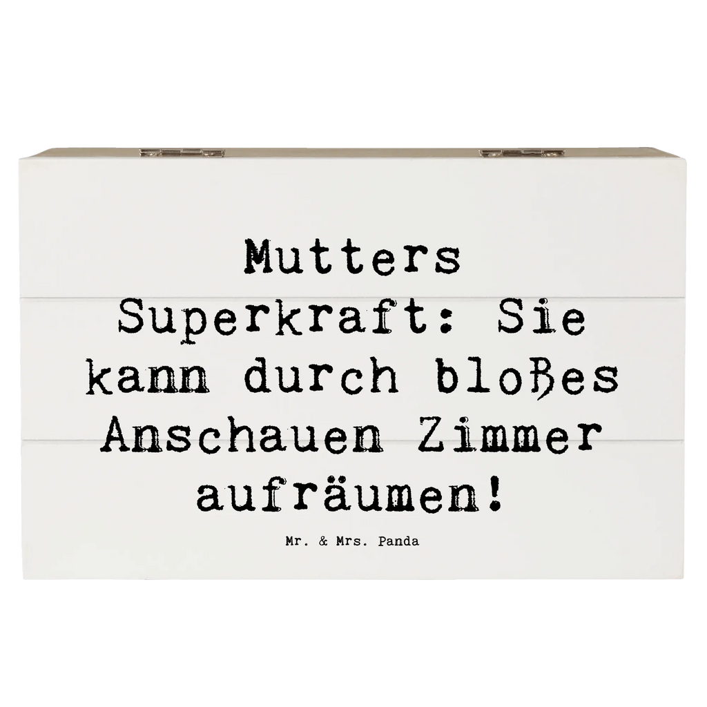 Holzkiste Spruch Mutters Magie Holzkiste, Kiste, Schatzkiste, Truhe, Schatulle, XXL, Erinnerungsbox, Erinnerungskiste, Dekokiste, Aufbewahrungsbox, Geschenkbox, Geschenkdose, Familie, Vatertag, Muttertag, Bruder, Schwester, Mama, Papa, Oma, Opa