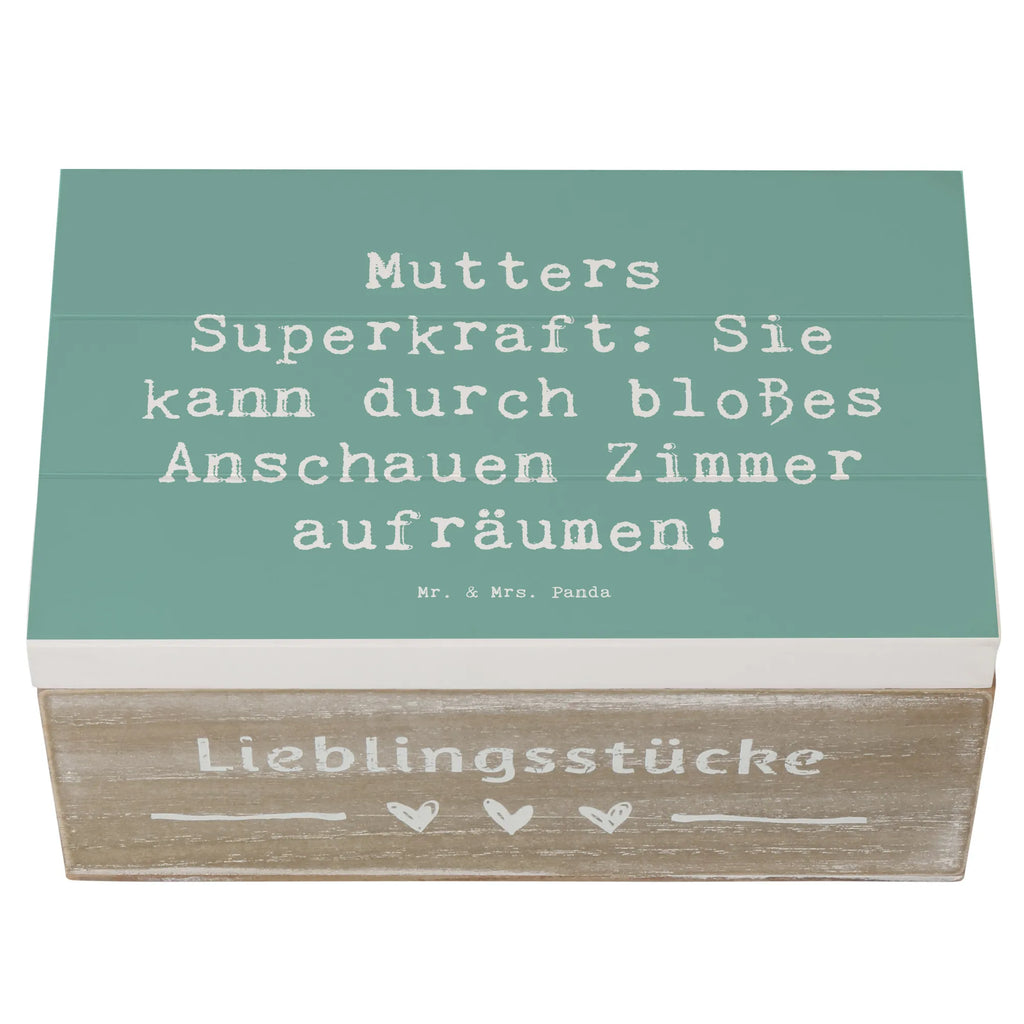 Holzkiste Spruch Mutters Magie Holzkiste, Kiste, Schatzkiste, Truhe, Schatulle, XXL, Erinnerungsbox, Erinnerungskiste, Dekokiste, Aufbewahrungsbox, Geschenkbox, Geschenkdose, Familie, Vatertag, Muttertag, Bruder, Schwester, Mama, Papa, Oma, Opa