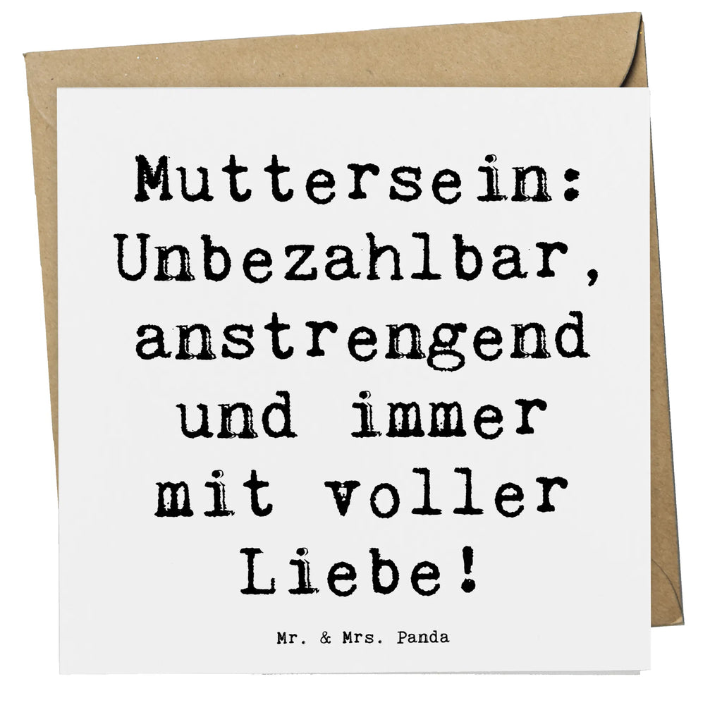 Deluxe Karte Spruch Mutter Liebe Karte, Grußkarte, Klappkarte, Einladungskarte, Glückwunschkarte, Hochzeitskarte, Geburtstagskarte, Hochwertige Grußkarte, Hochwertige Klappkarte, Familie, Vatertag, Muttertag, Bruder, Schwester, Mama, Papa, Oma, Opa