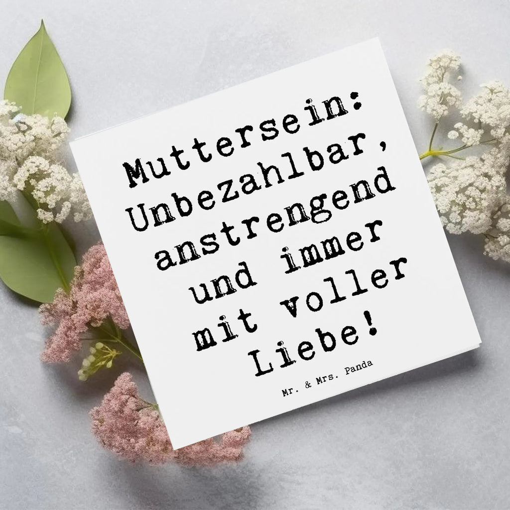 Deluxe Karte Spruch Mutter Liebe Karte, Grußkarte, Klappkarte, Einladungskarte, Glückwunschkarte, Hochzeitskarte, Geburtstagskarte, Hochwertige Grußkarte, Hochwertige Klappkarte, Familie, Vatertag, Muttertag, Bruder, Schwester, Mama, Papa, Oma, Opa