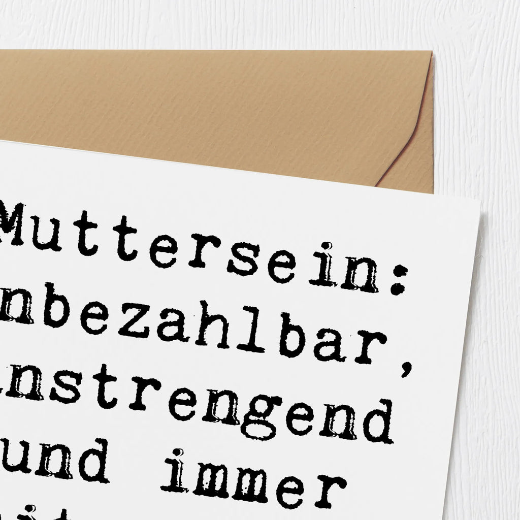 Deluxe Karte Spruch Mutter Liebe Karte, Grußkarte, Klappkarte, Einladungskarte, Glückwunschkarte, Hochzeitskarte, Geburtstagskarte, Hochwertige Grußkarte, Hochwertige Klappkarte, Familie, Vatertag, Muttertag, Bruder, Schwester, Mama, Papa, Oma, Opa