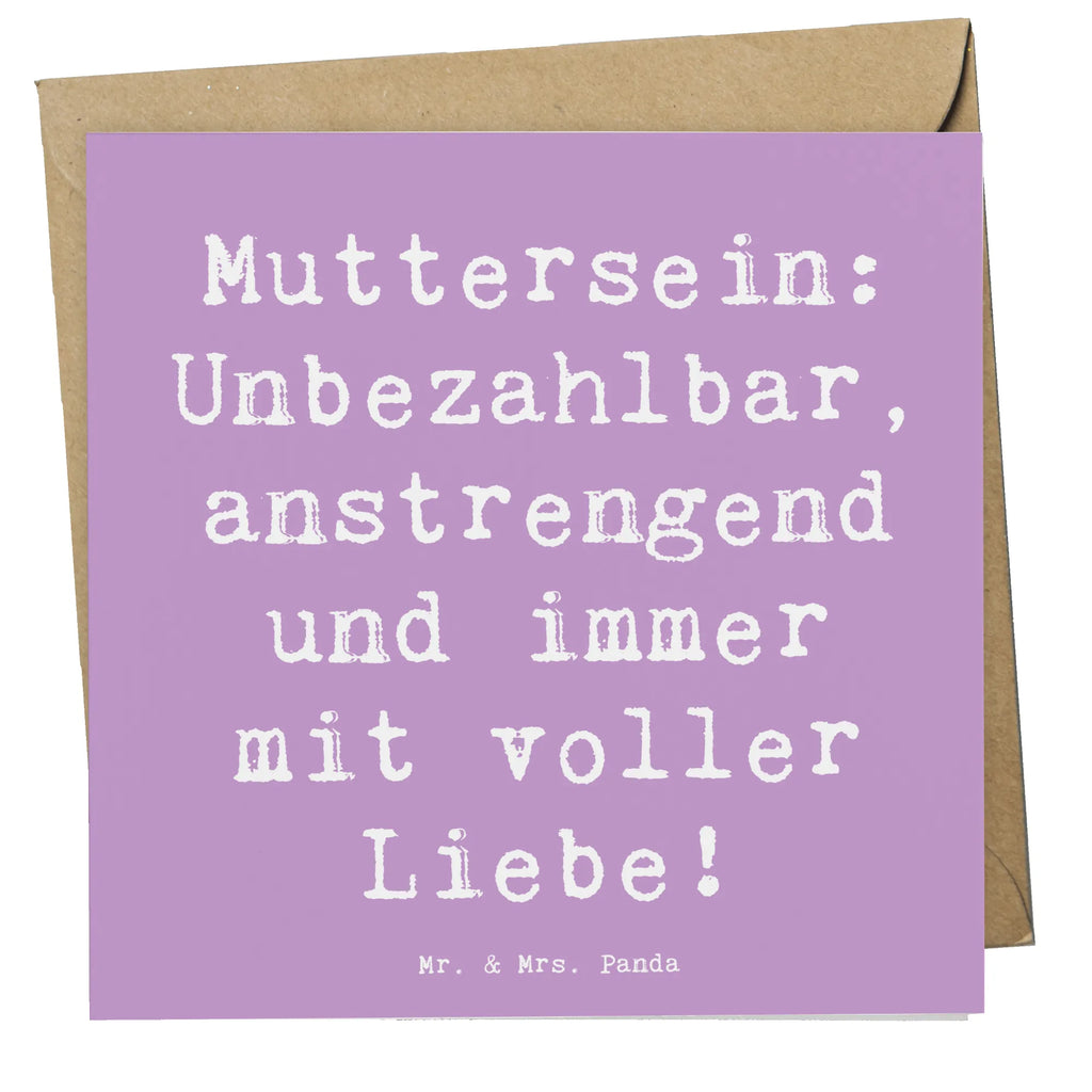 Deluxe Karte Spruch Mutter Liebe Karte, Grußkarte, Klappkarte, Einladungskarte, Glückwunschkarte, Hochzeitskarte, Geburtstagskarte, Hochwertige Grußkarte, Hochwertige Klappkarte, Familie, Vatertag, Muttertag, Bruder, Schwester, Mama, Papa, Oma, Opa