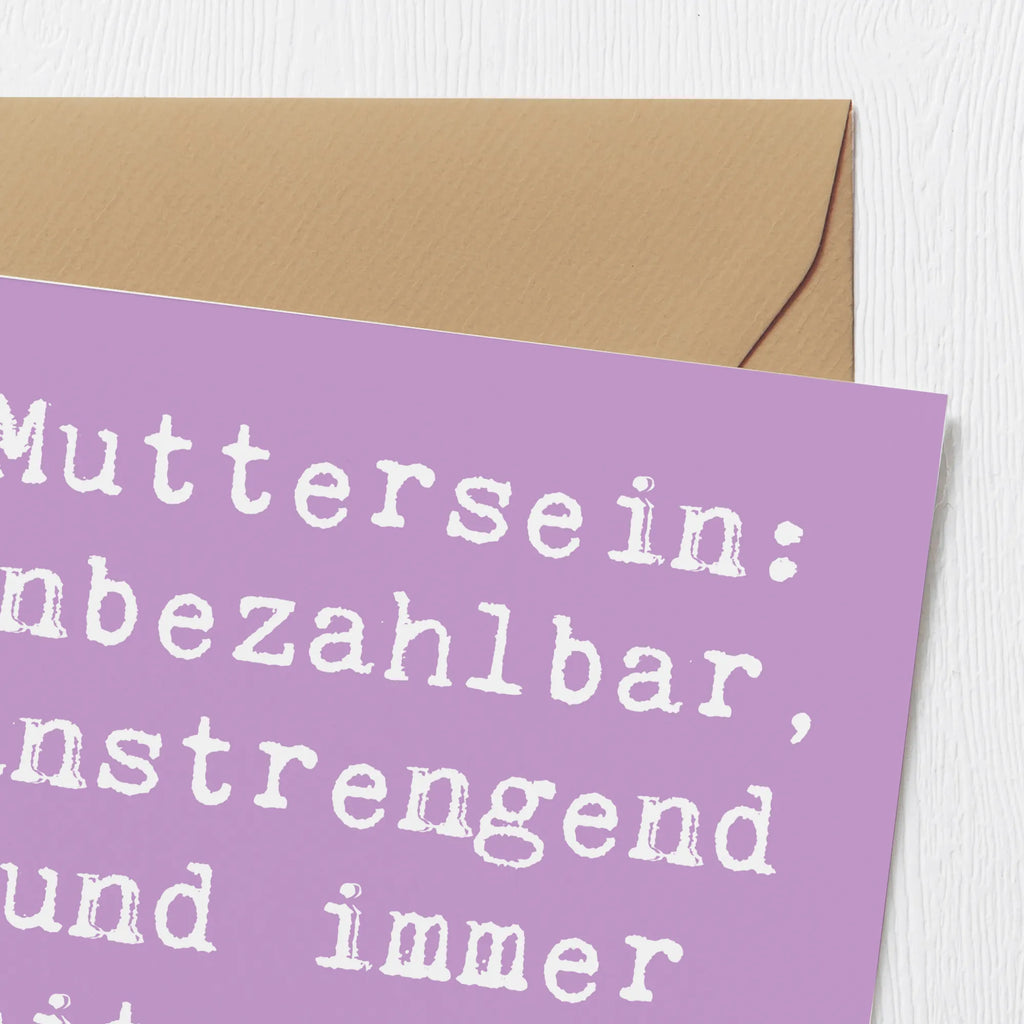 Deluxe Karte Spruch Mutter Liebe Karte, Grußkarte, Klappkarte, Einladungskarte, Glückwunschkarte, Hochzeitskarte, Geburtstagskarte, Hochwertige Grußkarte, Hochwertige Klappkarte, Familie, Vatertag, Muttertag, Bruder, Schwester, Mama, Papa, Oma, Opa