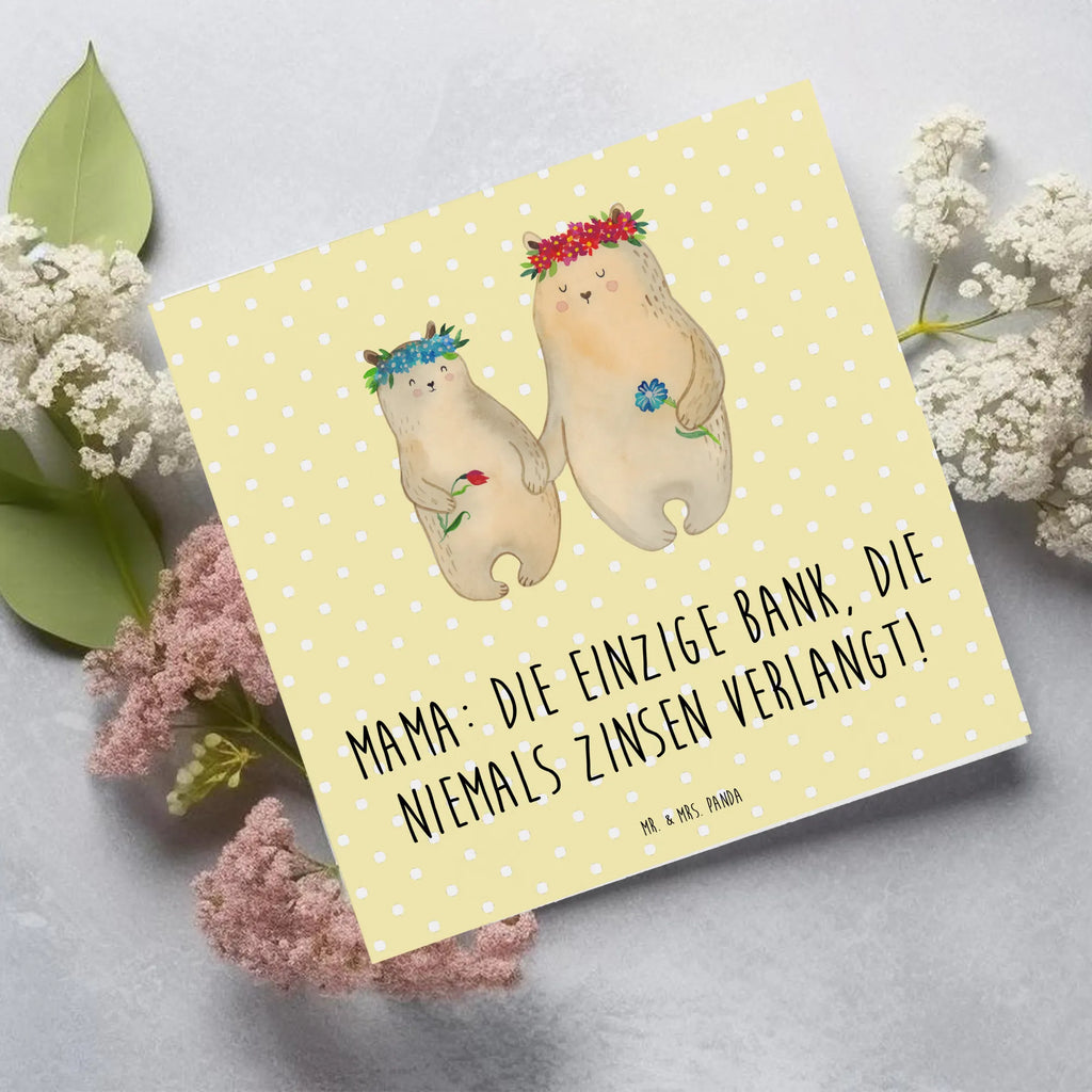 Deluxe Karte Mutter Bank Karte, Grußkarte, Klappkarte, Einladungskarte, Glückwunschkarte, Hochzeitskarte, Geburtstagskarte, Hochwertige Grußkarte, Hochwertige Klappkarte, Familie, Vatertag, Muttertag, Bruder, Schwester, Mama, Papa, Oma, Opa