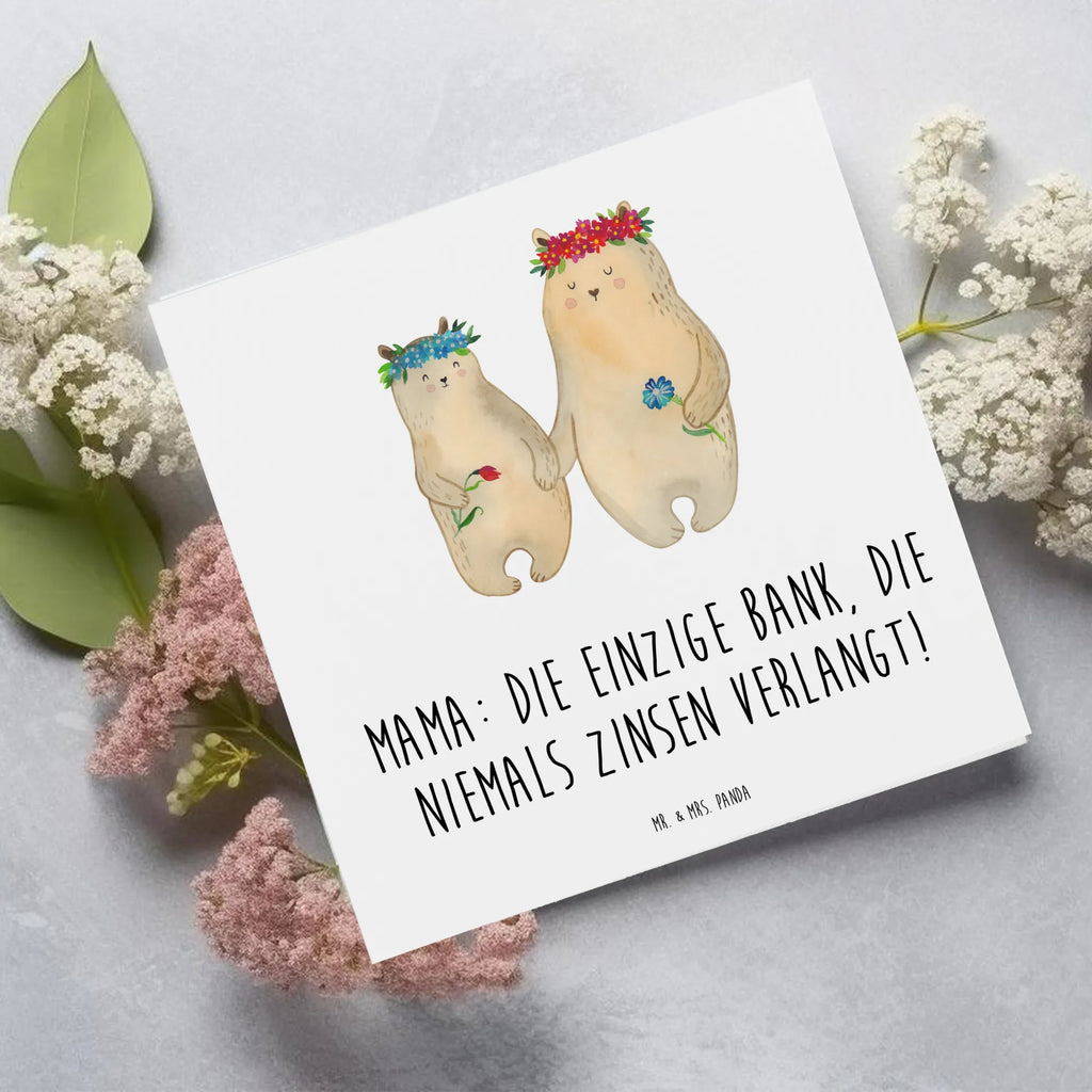 Deluxe Karte Mutter Bank Karte, Grußkarte, Klappkarte, Einladungskarte, Glückwunschkarte, Hochzeitskarte, Geburtstagskarte, Hochwertige Grußkarte, Hochwertige Klappkarte, Familie, Vatertag, Muttertag, Bruder, Schwester, Mama, Papa, Oma, Opa