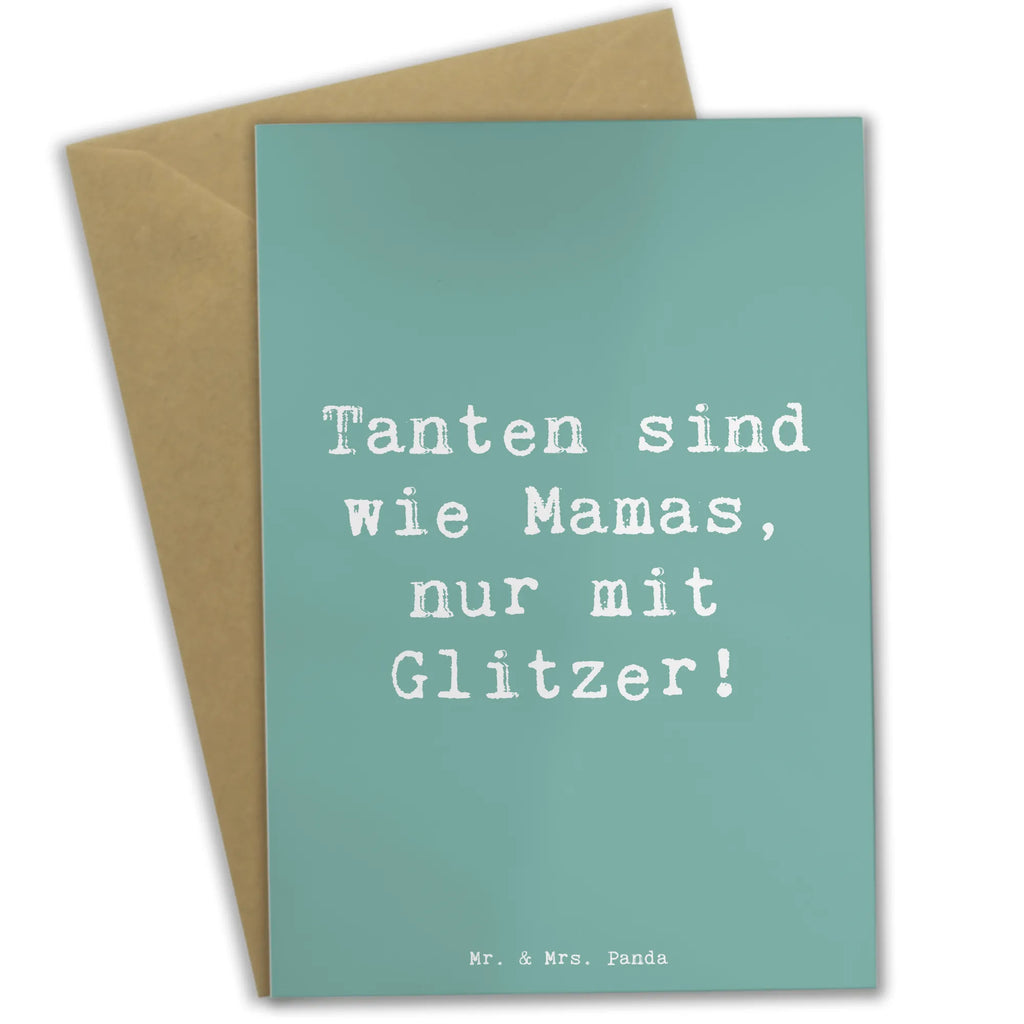 Grußkarte Spruch Glitzernde Tante Grußkarte, Klappkarte, Einladungskarte, Glückwunschkarte, Hochzeitskarte, Geburtstagskarte, Karte, Ansichtskarten, Familie, Vatertag, Muttertag, Bruder, Schwester, Mama, Papa, Oma, Opa