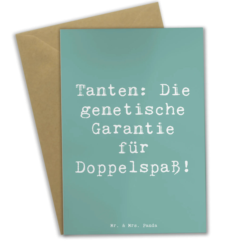 Grußkarte Spruch Tanten Doppelspaß Grußkarte, Klappkarte, Einladungskarte, Glückwunschkarte, Hochzeitskarte, Geburtstagskarte, Karte, Ansichtskarten, Familie, Vatertag, Muttertag, Bruder, Schwester, Mama, Papa, Oma, Opa