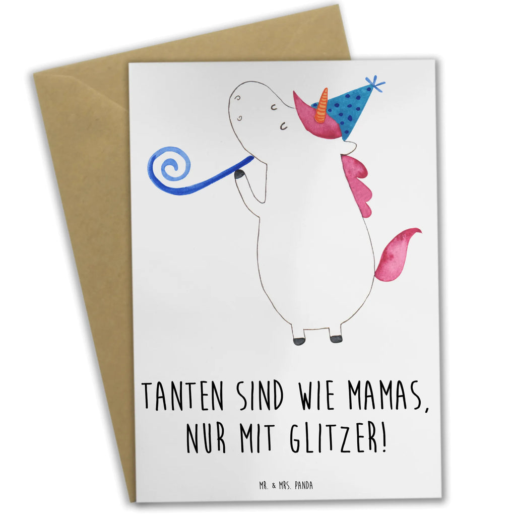 Grußkarte Glitzernde Tante Grußkarte, Klappkarte, Einladungskarte, Glückwunschkarte, Hochzeitskarte, Geburtstagskarte, Karte, Ansichtskarten, Familie, Vatertag, Muttertag, Bruder, Schwester, Mama, Papa, Oma, Opa