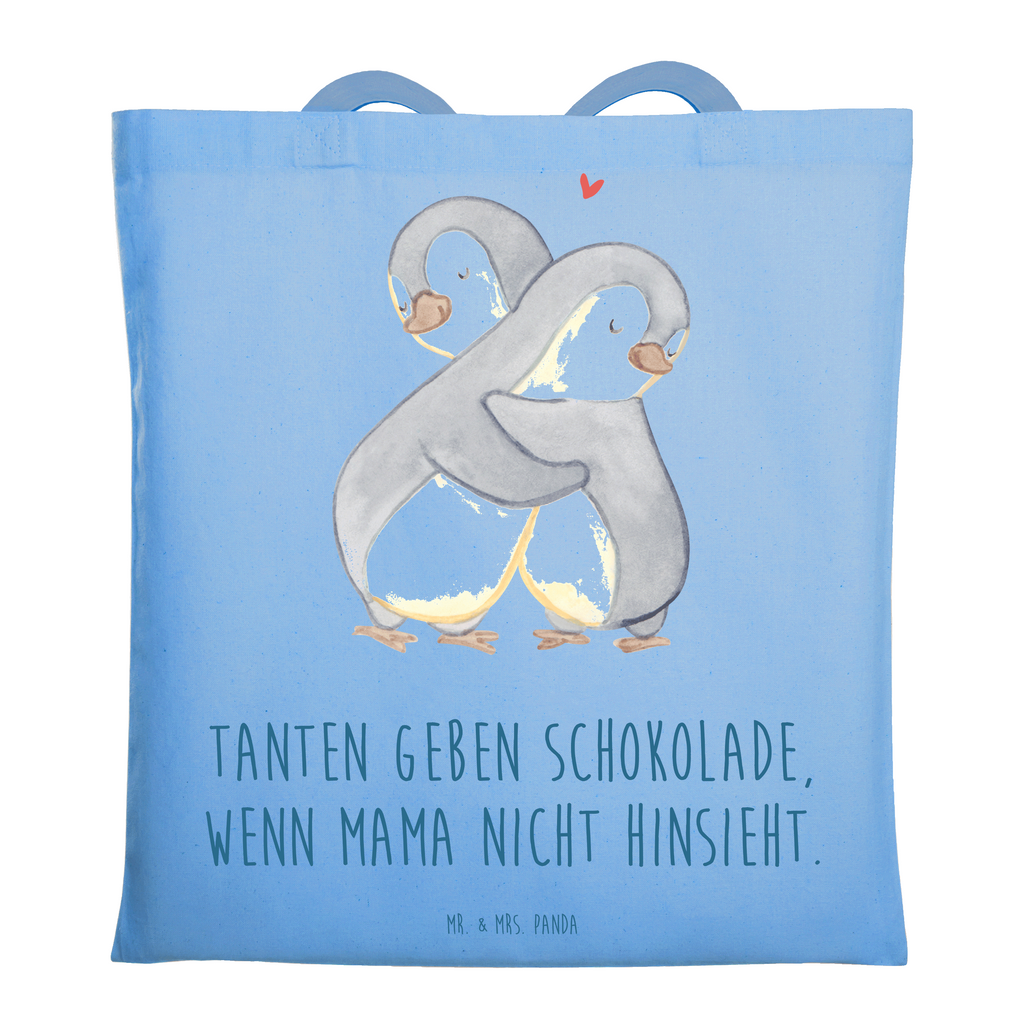 Tragetasche Tanten geben Schokolade, wenn Mama nicht hinsieht. Beuteltasche, Beutel, Einkaufstasche, Jutebeutel, Stoffbeutel, Tasche, Shopper, Umhängetasche, Strandtasche, Schultertasche, Stofftasche, Tragetasche, Badetasche, Jutetasche, Einkaufstüte, Laptoptasche, Familie, Vatertag, Muttertag, Bruder, Schwester, Mama, Papa, Oma, Opa