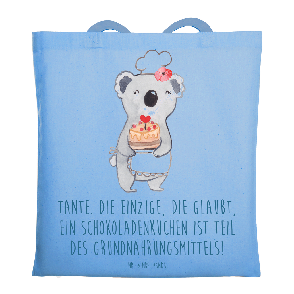 Tragetasche Tante Schokoladenkuchen Beuteltasche, Beutel, Einkaufstasche, Jutebeutel, Stoffbeutel, Tasche, Shopper, Umhängetasche, Strandtasche, Schultertasche, Stofftasche, Tragetasche, Badetasche, Jutetasche, Einkaufstüte, Laptoptasche, Familie, Vatertag, Muttertag, Bruder, Schwester, Mama, Papa, Oma, Opa