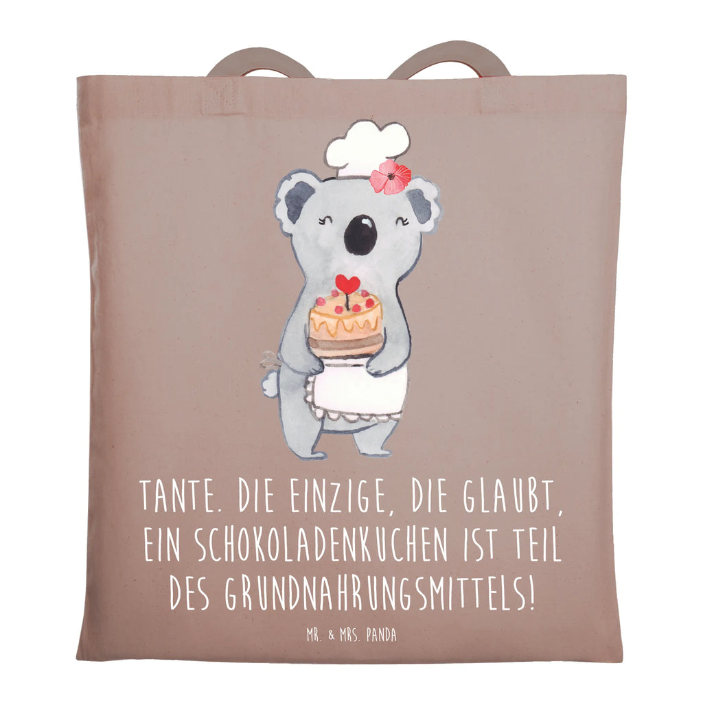 Tragetasche Tante Schokoladenkuchen Beuteltasche, Beutel, Einkaufstasche, Jutebeutel, Stoffbeutel, Tasche, Shopper, Umhängetasche, Strandtasche, Schultertasche, Stofftasche, Tragetasche, Badetasche, Jutetasche, Einkaufstüte, Laptoptasche, Familie, Vatertag, Muttertag, Bruder, Schwester, Mama, Papa, Oma, Opa