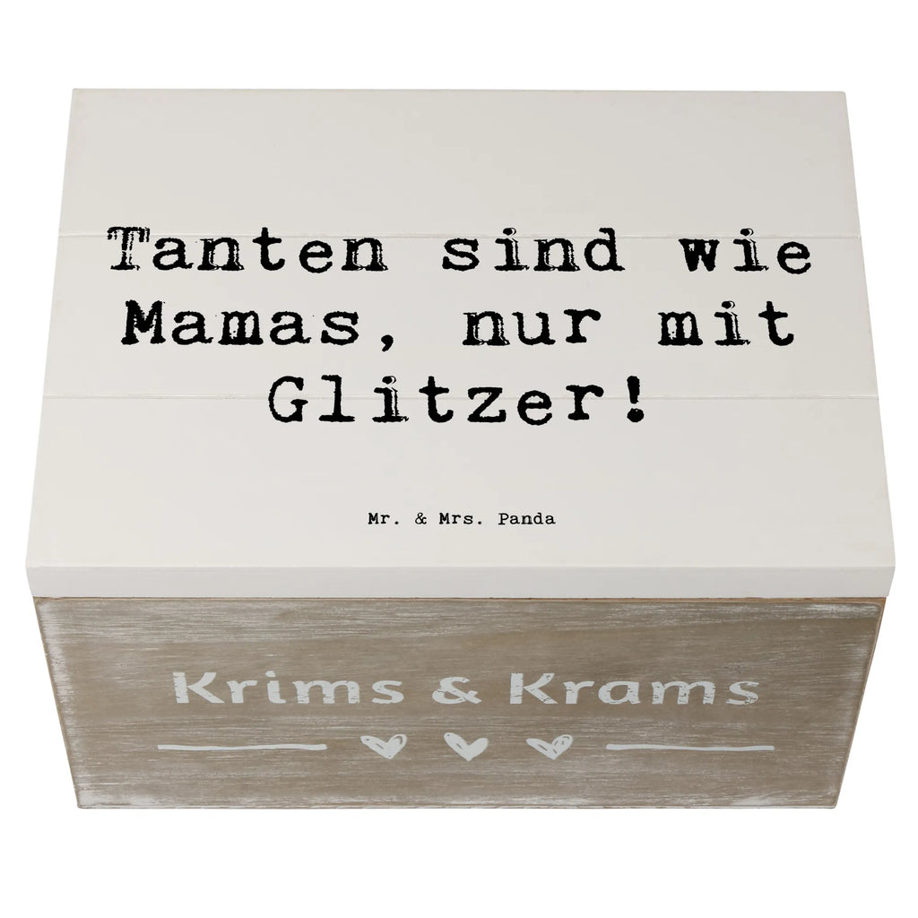 Holzkiste Spruch Glitzernde Tante Holzkiste, Kiste, Schatzkiste, Truhe, Schatulle, XXL, Erinnerungsbox, Erinnerungskiste, Dekokiste, Aufbewahrungsbox, Geschenkbox, Geschenkdose, Familie, Vatertag, Muttertag, Bruder, Schwester, Mama, Papa, Oma, Opa