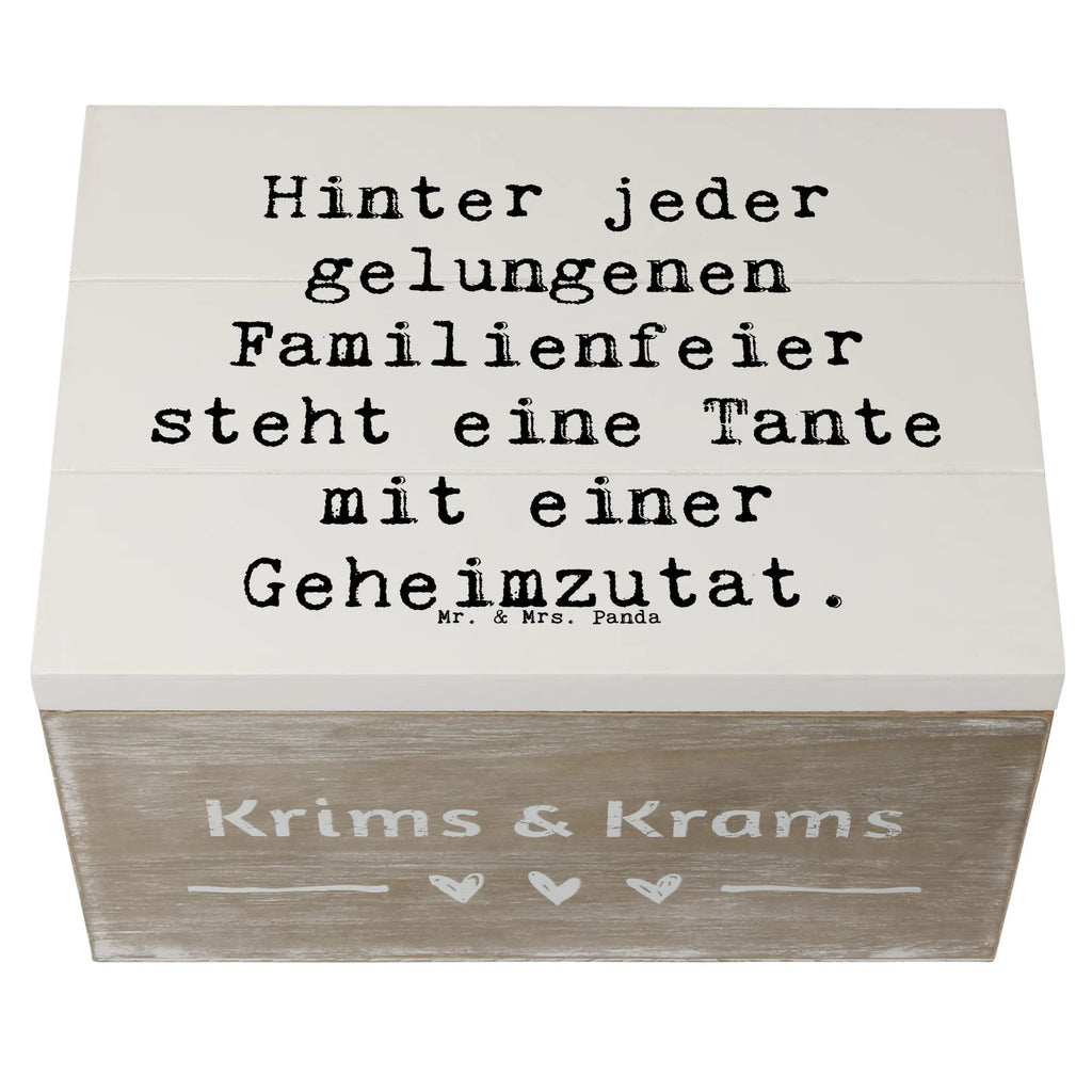 Holzkiste Spruch Tante Geheimzutat Holzkiste, Kiste, Schatzkiste, Truhe, Schatulle, XXL, Erinnerungsbox, Erinnerungskiste, Dekokiste, Aufbewahrungsbox, Geschenkbox, Geschenkdose, Familie, Vatertag, Muttertag, Bruder, Schwester, Mama, Papa, Oma, Opa