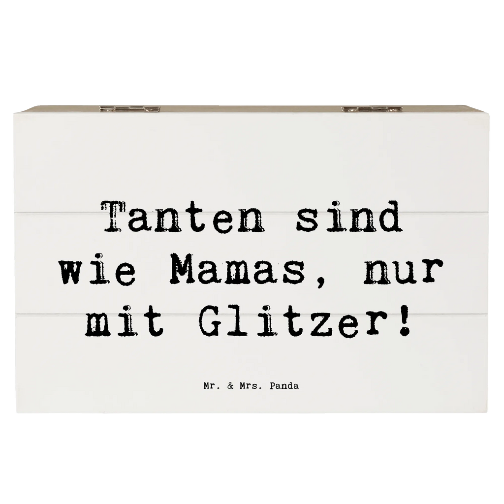 Holzkiste Spruch Glitzernde Tante Holzkiste, Kiste, Schatzkiste, Truhe, Schatulle, XXL, Erinnerungsbox, Erinnerungskiste, Dekokiste, Aufbewahrungsbox, Geschenkbox, Geschenkdose, Familie, Vatertag, Muttertag, Bruder, Schwester, Mama, Papa, Oma, Opa