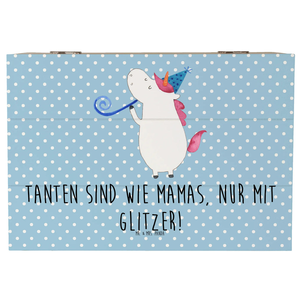 Holzkiste Glitzernde Tante Holzkiste, Kiste, Schatzkiste, Truhe, Schatulle, XXL, Erinnerungsbox, Erinnerungskiste, Dekokiste, Aufbewahrungsbox, Geschenkbox, Geschenkdose, Familie, Vatertag, Muttertag, Bruder, Schwester, Mama, Papa, Oma, Opa