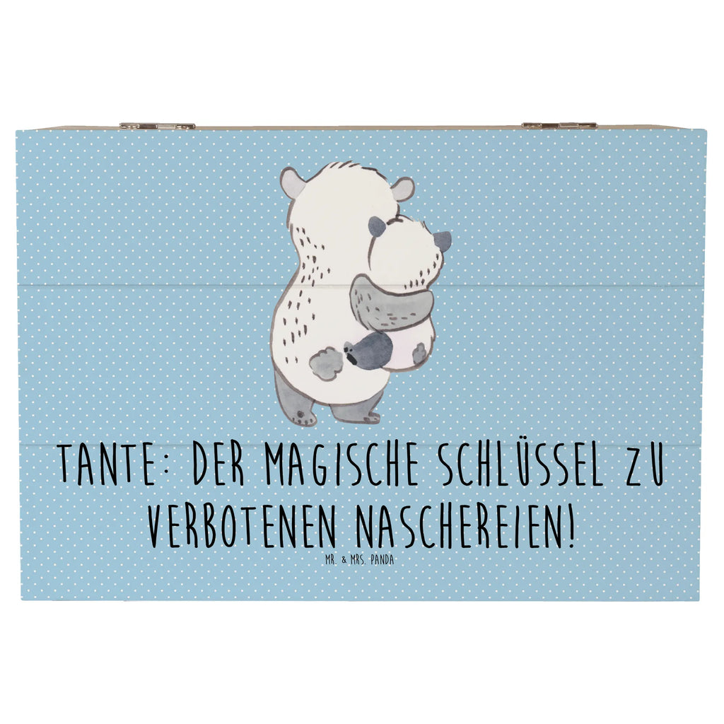 Holzkiste Zauberhafte Tante Holzkiste, Kiste, Schatzkiste, Truhe, Schatulle, XXL, Erinnerungsbox, Erinnerungskiste, Dekokiste, Aufbewahrungsbox, Geschenkbox, Geschenkdose, Familie, Vatertag, Muttertag, Bruder, Schwester, Mama, Papa, Oma, Opa