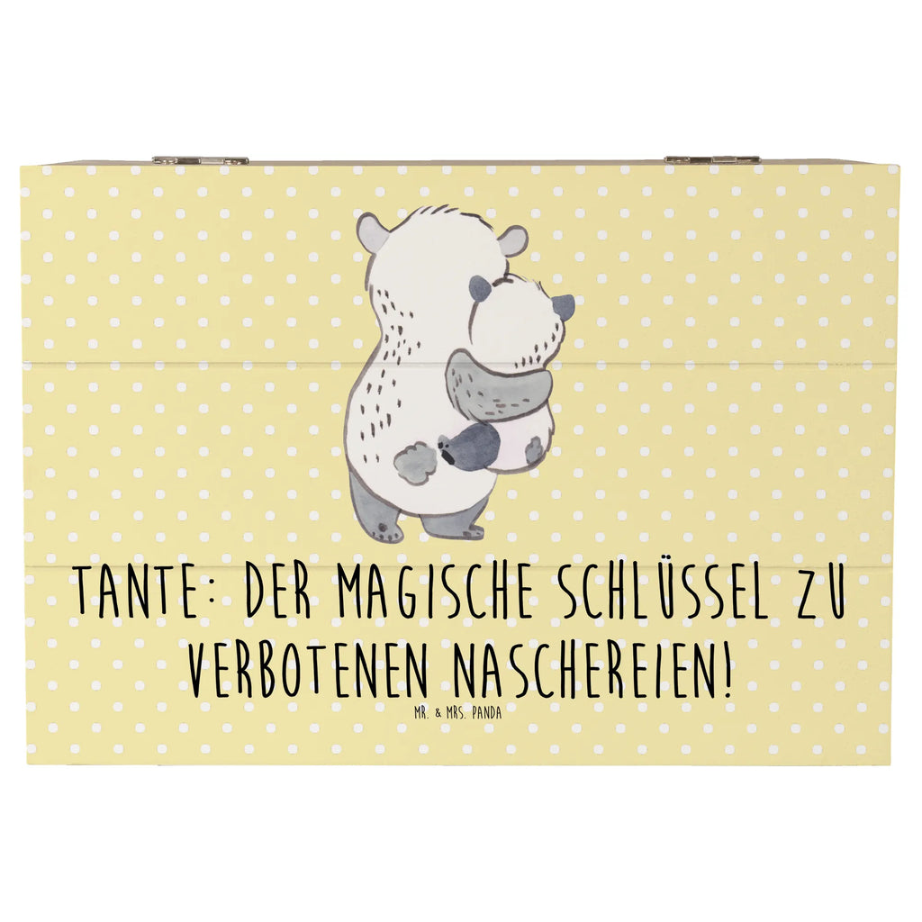 Holzkiste Zauberhafte Tante Holzkiste, Kiste, Schatzkiste, Truhe, Schatulle, XXL, Erinnerungsbox, Erinnerungskiste, Dekokiste, Aufbewahrungsbox, Geschenkbox, Geschenkdose, Familie, Vatertag, Muttertag, Bruder, Schwester, Mama, Papa, Oma, Opa