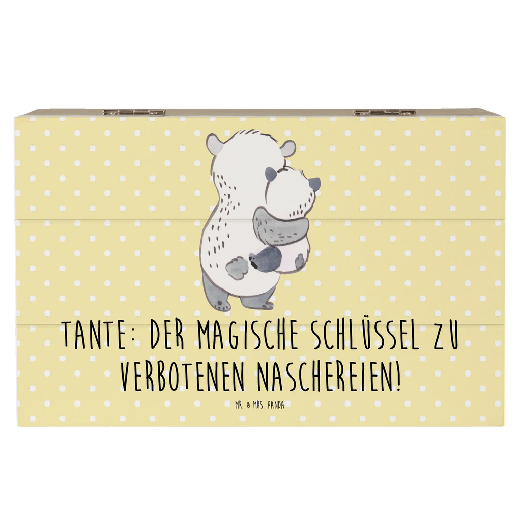 Holzkiste Zauberhafte Tante Holzkiste, Kiste, Schatzkiste, Truhe, Schatulle, XXL, Erinnerungsbox, Erinnerungskiste, Dekokiste, Aufbewahrungsbox, Geschenkbox, Geschenkdose, Familie, Vatertag, Muttertag, Bruder, Schwester, Mama, Papa, Oma, Opa