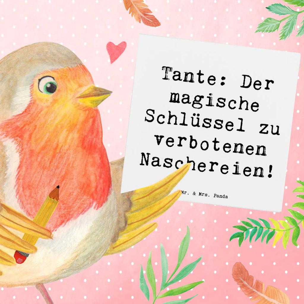 Deluxe Karte Spruch Zauberhafte Tante Karte, Grußkarte, Klappkarte, Einladungskarte, Glückwunschkarte, Hochzeitskarte, Geburtstagskarte, Hochwertige Grußkarte, Hochwertige Klappkarte, Familie, Vatertag, Muttertag, Bruder, Schwester, Mama, Papa, Oma, Opa